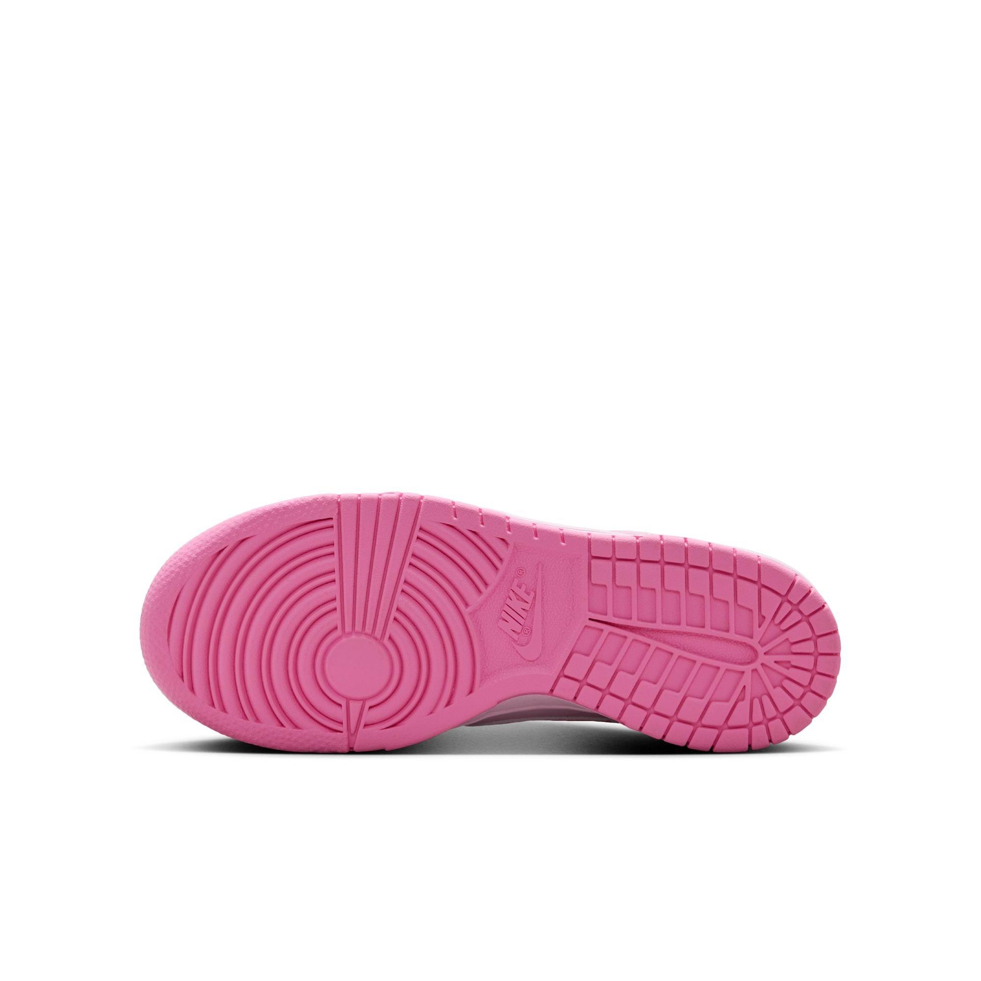 Nike Dunk Low Grade School Girls' "Pink Rise/Pink Foam/White" Shoe