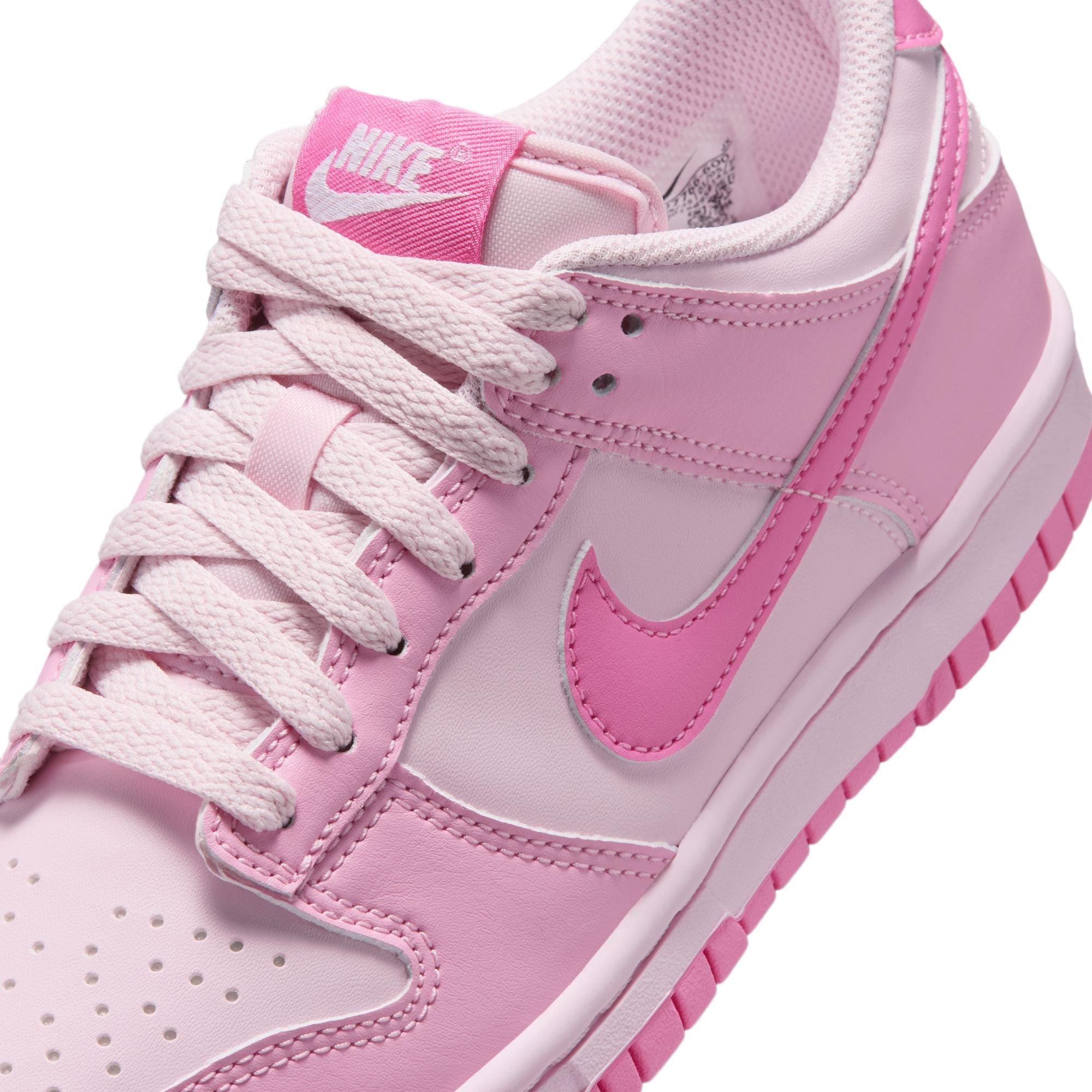 Nike Dunk Low Grade School Girls' "Pink Rise/Pink Foam/White" Shoe