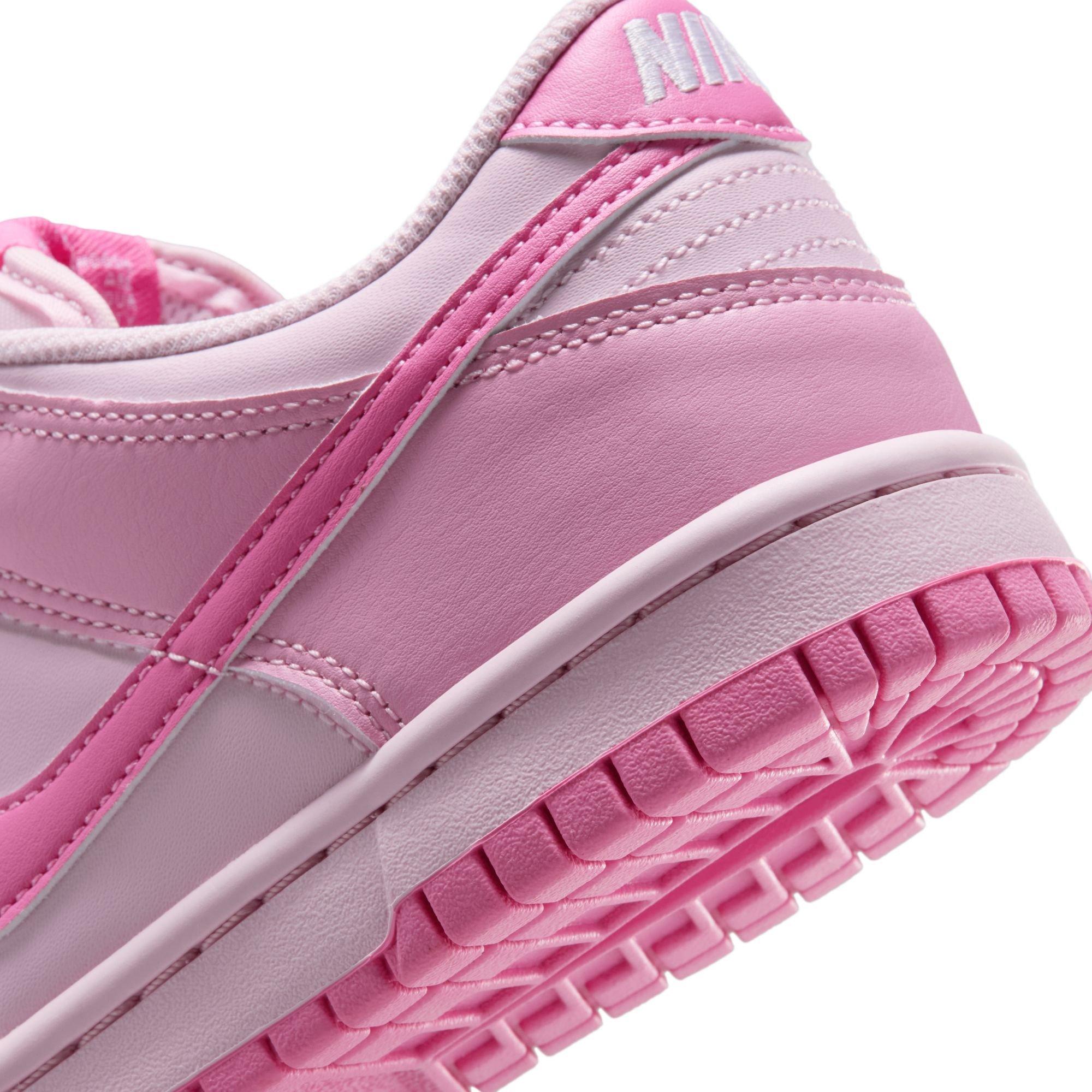 Nike Dunk Low Grade School Girls' "Pink Rise/Pink Foam/White" Shoe