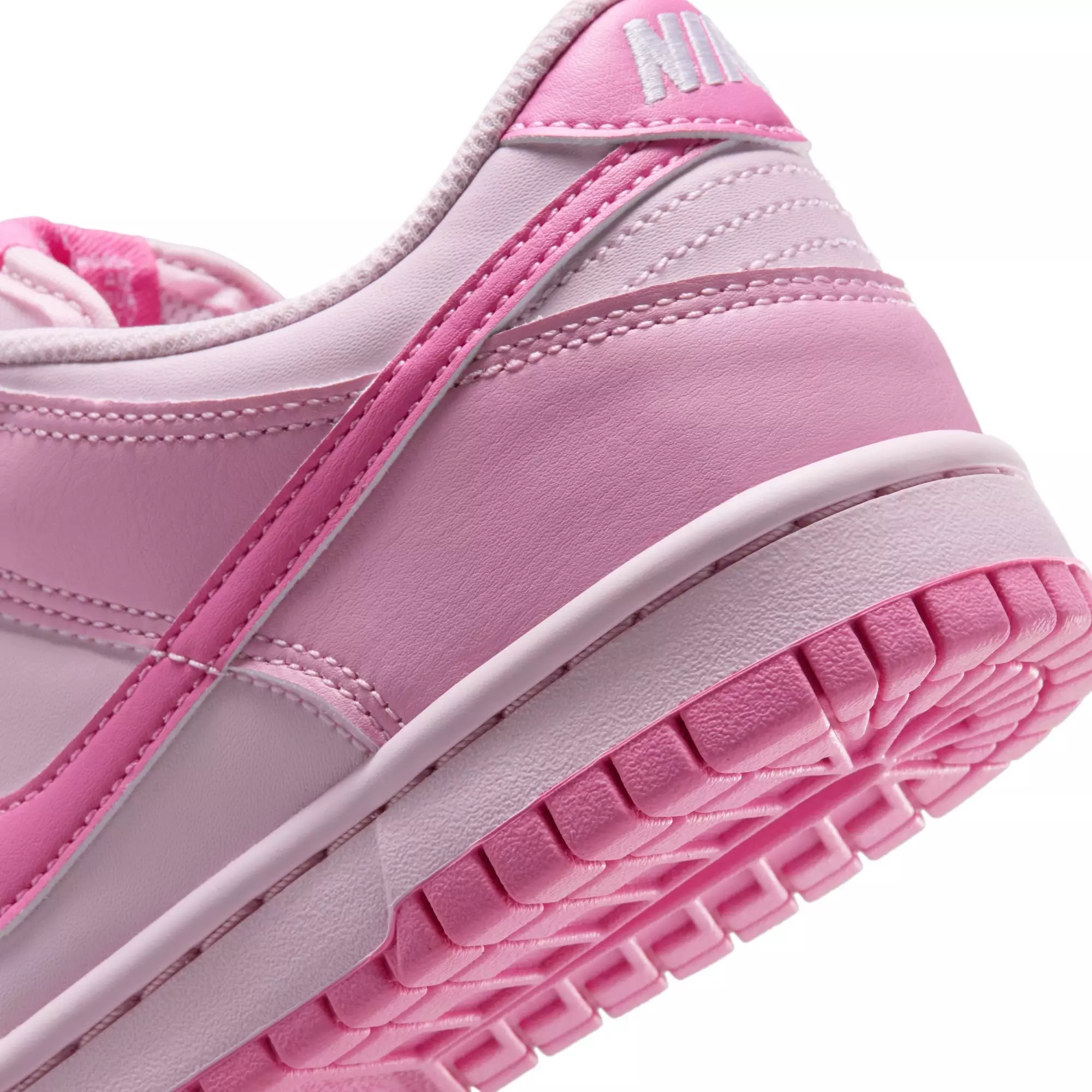 Nike Dunk Low "Pink Rise/Pink Foam/White" Grade School Girls' Shoe - MULTI-COLOR