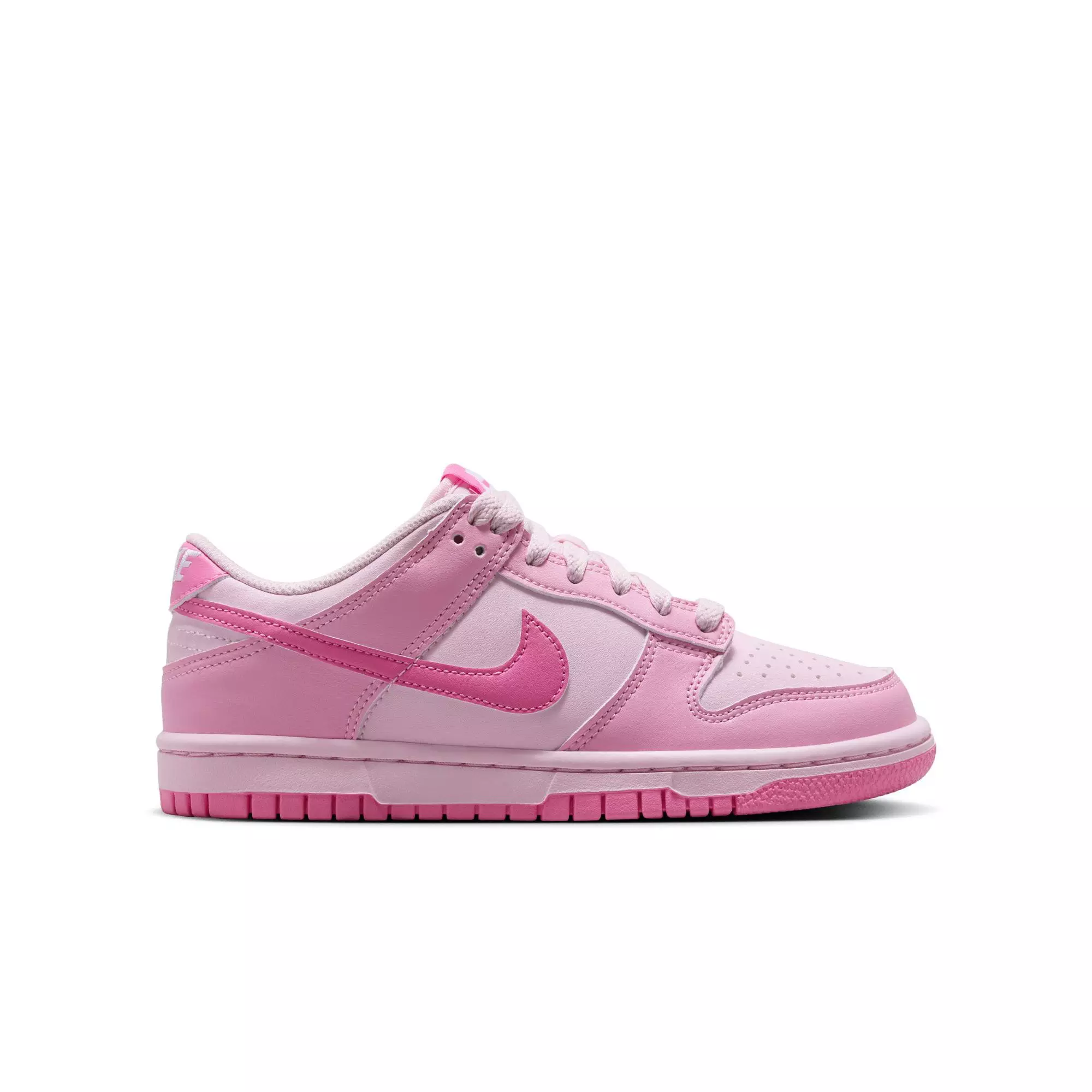 Nike Dunk Low "Pink Rise/Pink Foam/White" Grade School Girls' Shoe - MULTI-COLOR