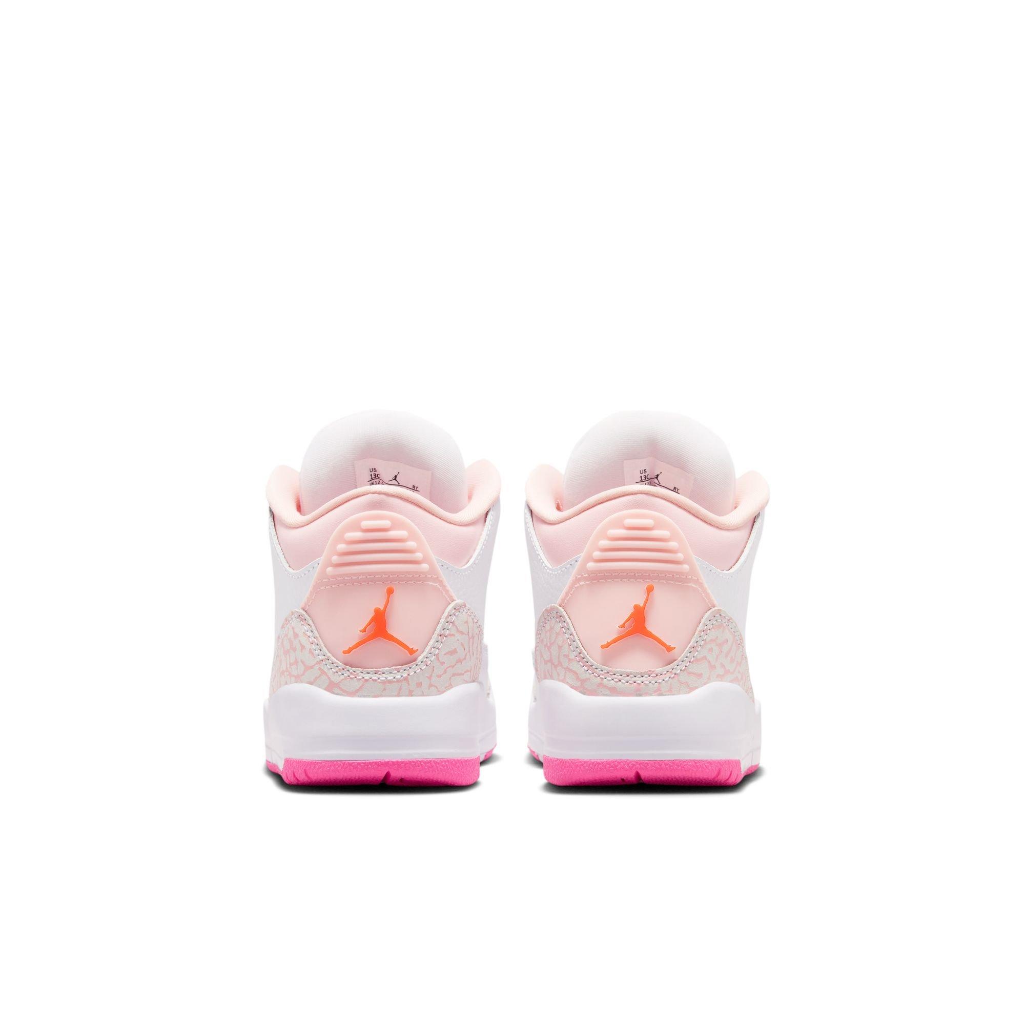 JORDAN 3 RETRO "SECRET GARDEN" PS - PEARL PINK/HYPER ORANGE/PINK BLOOM Thumbnail View 11