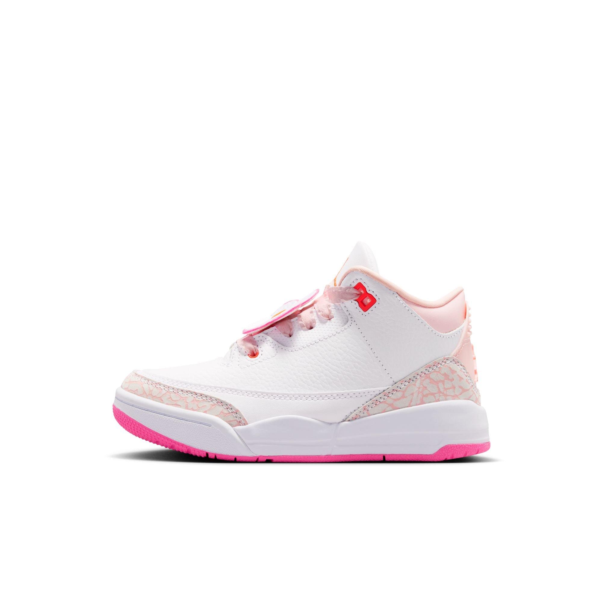 JORDAN 3 RETRO "SECRET GARDEN" PS - PEARL PINK/HYPER ORANGE/PINK BLOOM Thumbnail View 9