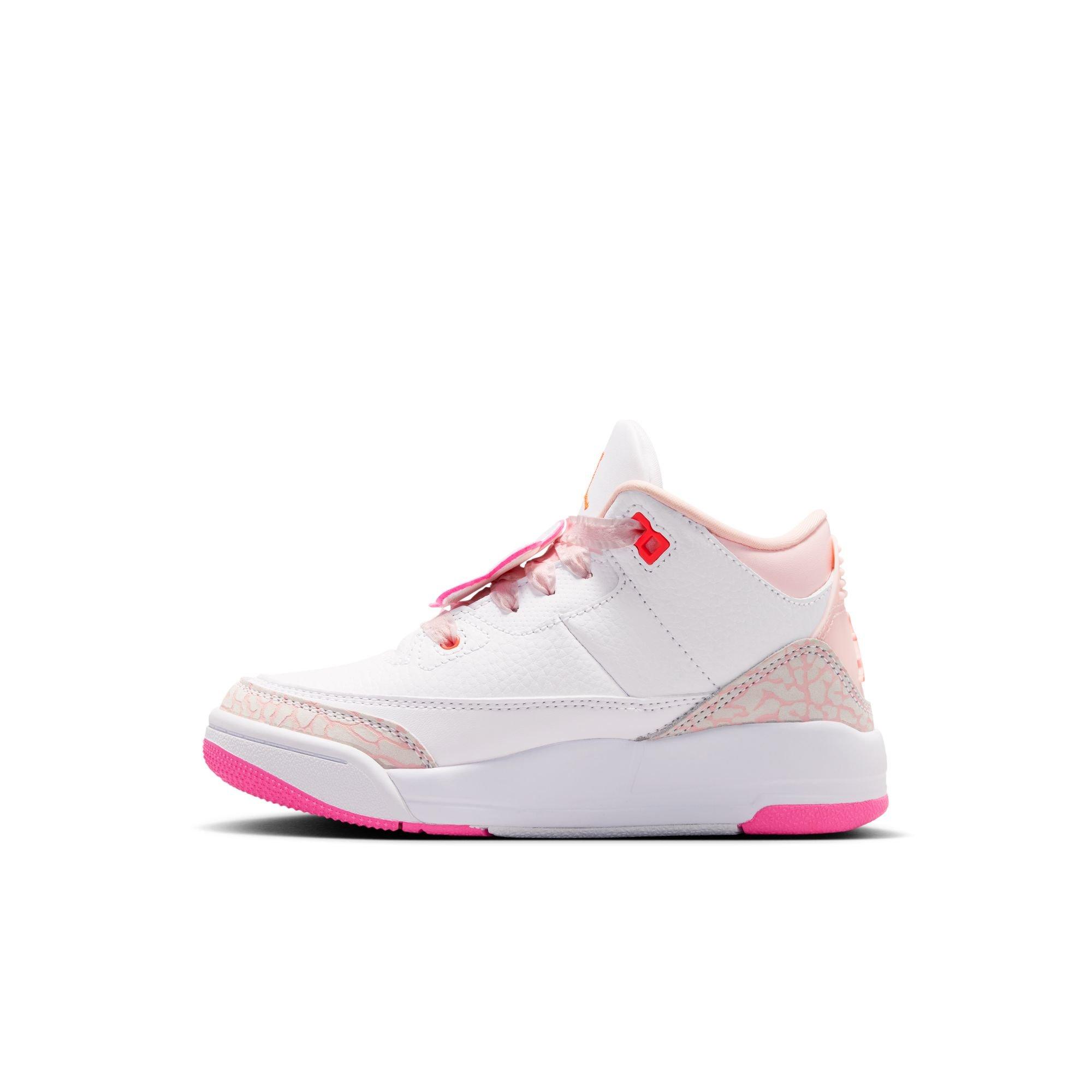 JORDAN 3 RETRO "SECRET GARDEN" PS - PEARL PINK/HYPER ORANGE/PINK BLOOM Thumbnail View 10