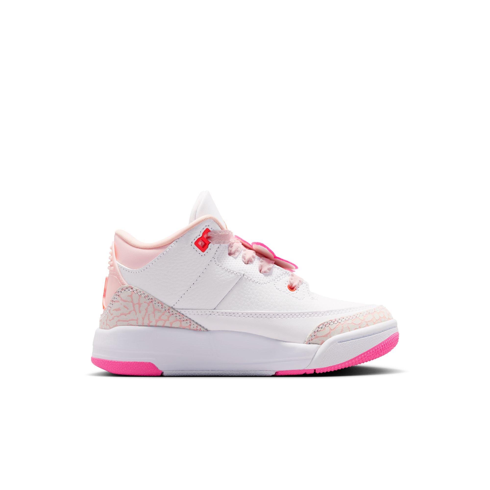 JORDAN 3 RETRO "SECRET GARDEN" PS - PEARL PINK/HYPER ORANGE/PINK BLOOM Thumbnail View 3