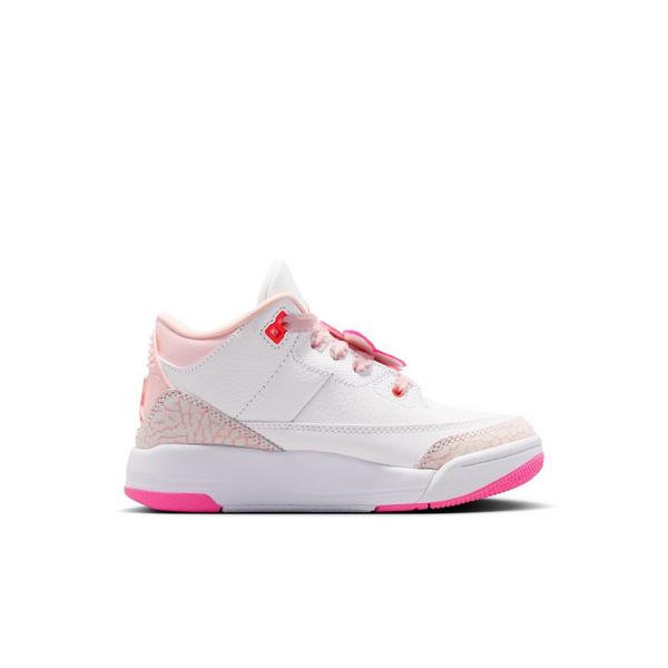 Jordan 3 Retro &ldquo;Secret Garden&rdquo; Preschool Girls' Shoe