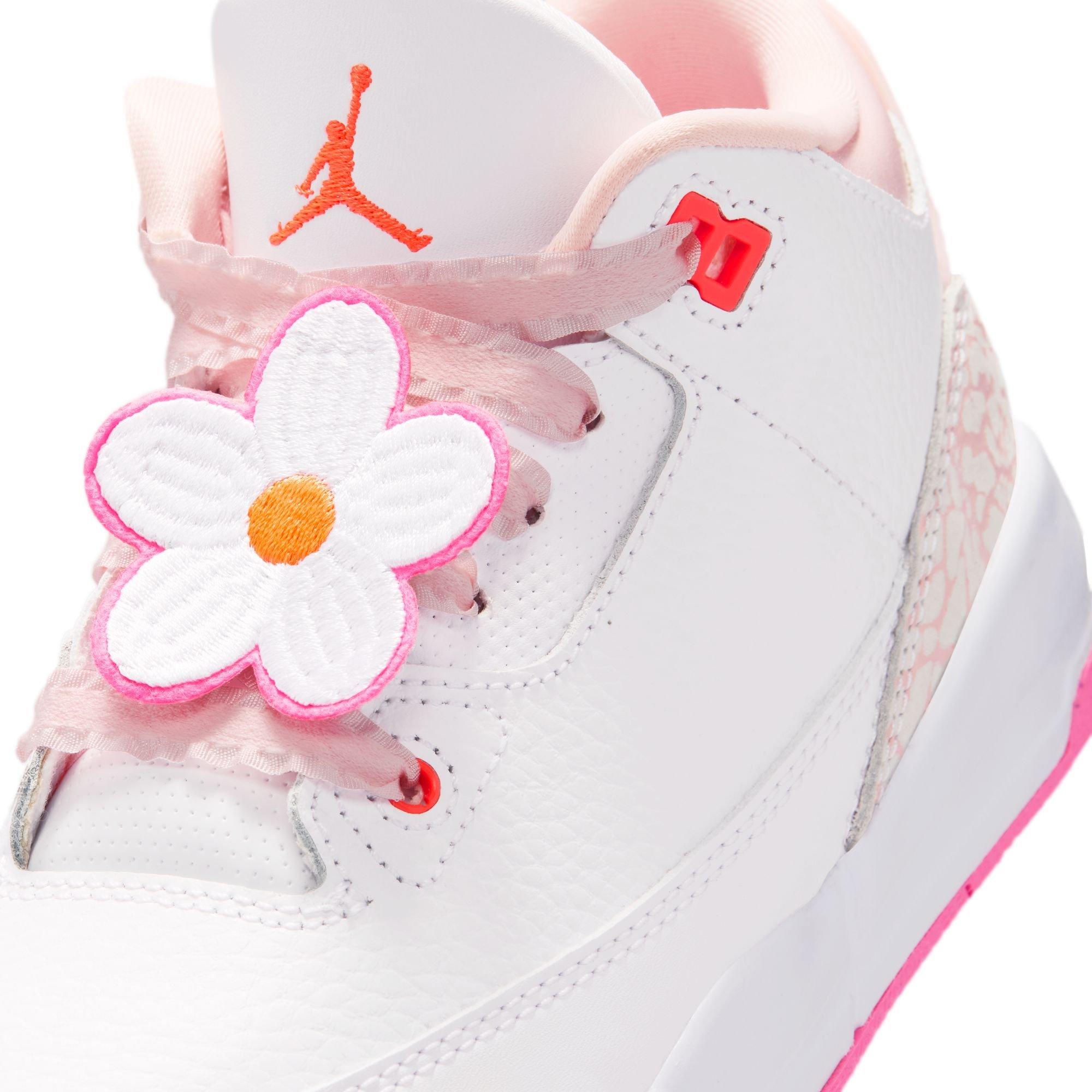 JORDAN 3 RETRO "SECRET GARDEN" PS - PEARL PINK/HYPER ORANGE/PINK BLOOM Thumbnail View 5