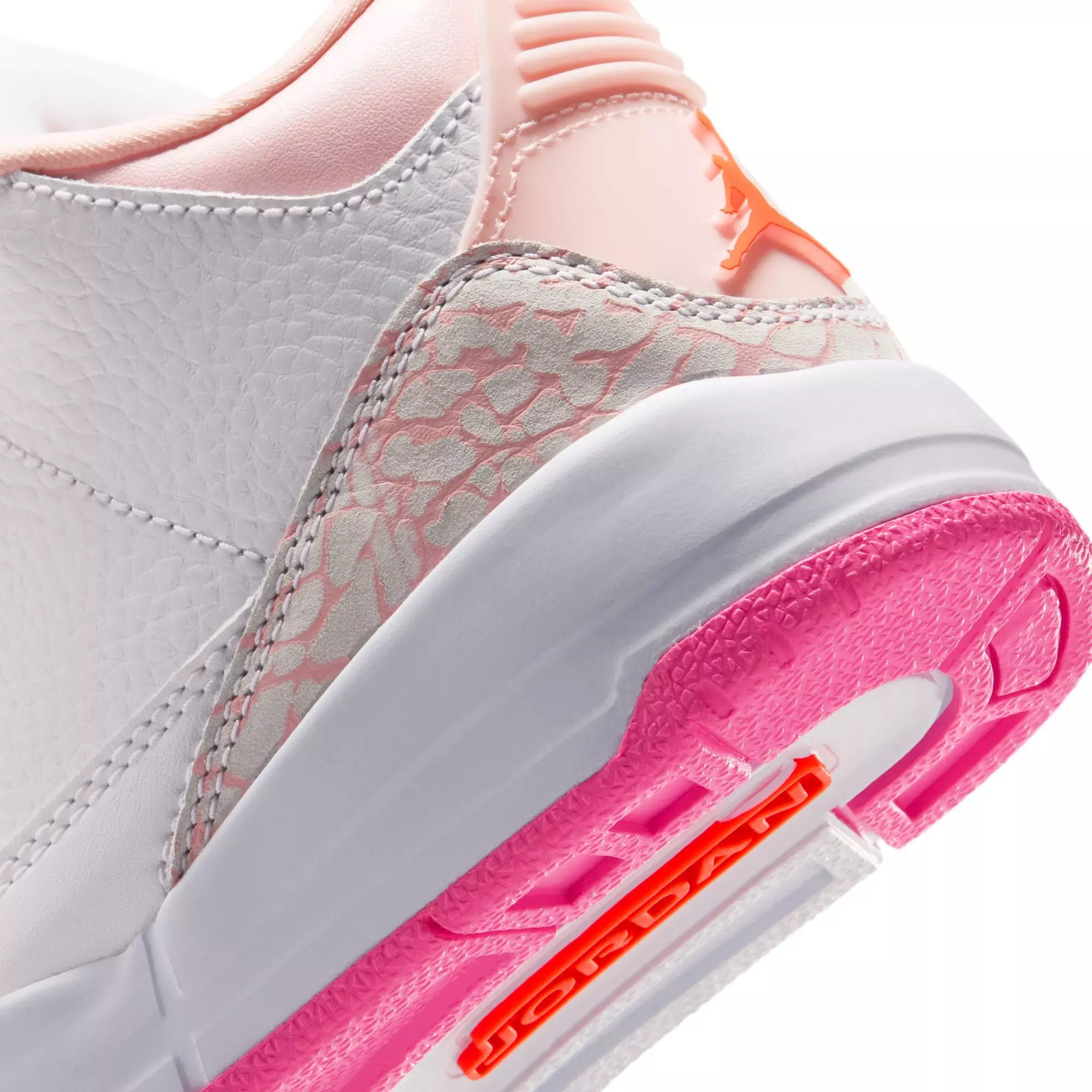JORDAN 3 RETRO "SECRET GARDEN" PS - PEARL PINK/HYPER ORANGE/PINK BLOOM