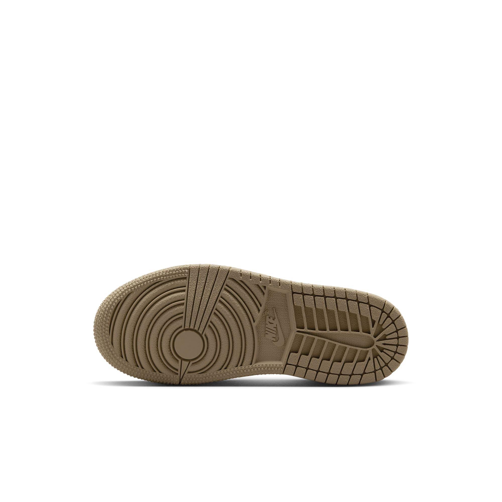 Jordan 1 Retro High OG "Khaki" Preschool Girls' Shoe - SAIL/CARGO KHAKI Thumbnail View 12
