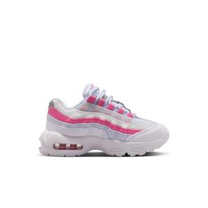 Nike Air Max 95 "Football Grey/White/Peony/Ghost" Preschool Girls' Shoe