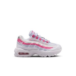 Nike Air Max 95 "Football Grey/White/Peony/Ghost" Preschool Girls' Shoe