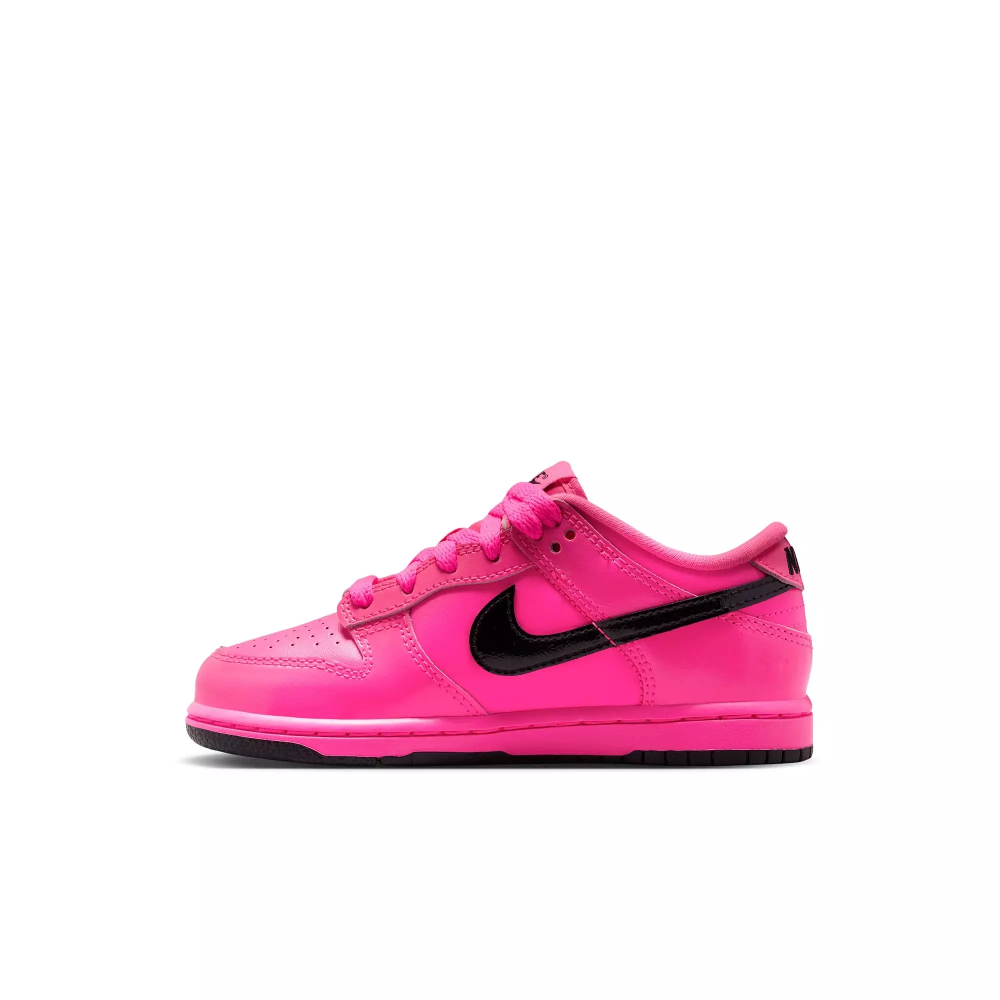 Nike Dunk Low SE "Pink Blast/Black" Preschool Girls' Shoe - PINK