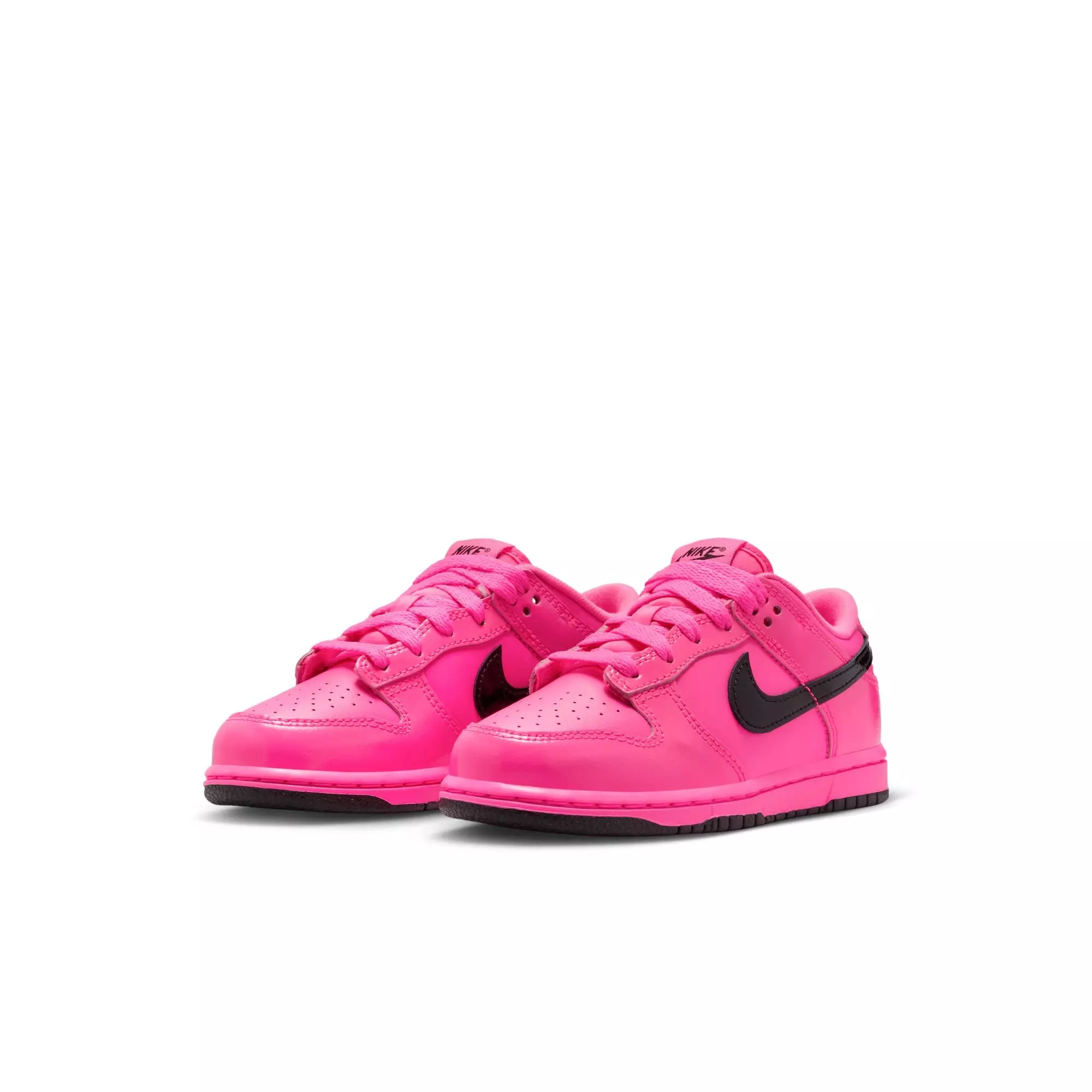 Nike Dunk Low SE "Pink Blast/Black" Preschool Girls' Shoe - PINK