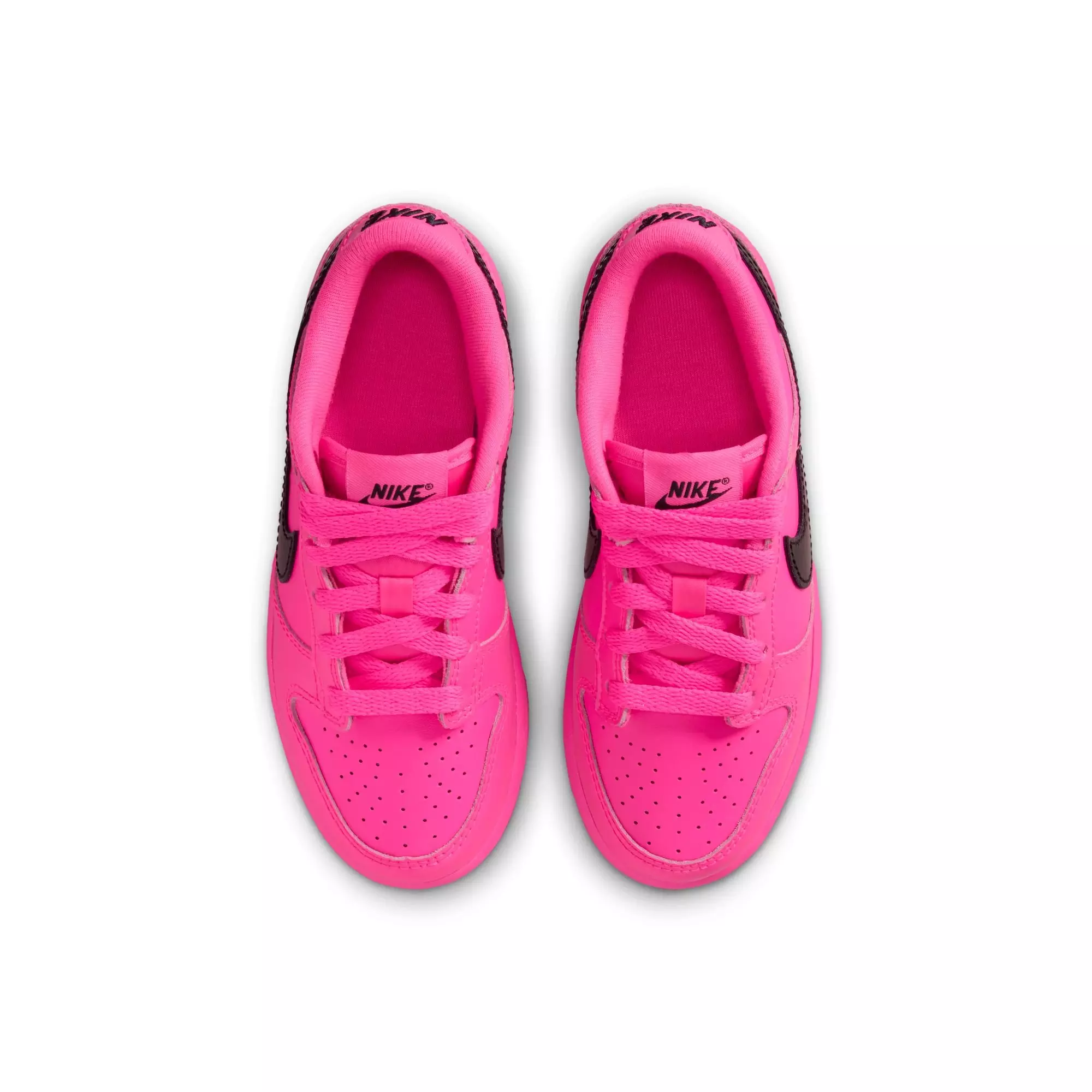 Nike Dunk Low SE "Pink Blast/Black" Preschool Girls' Shoe - PINK