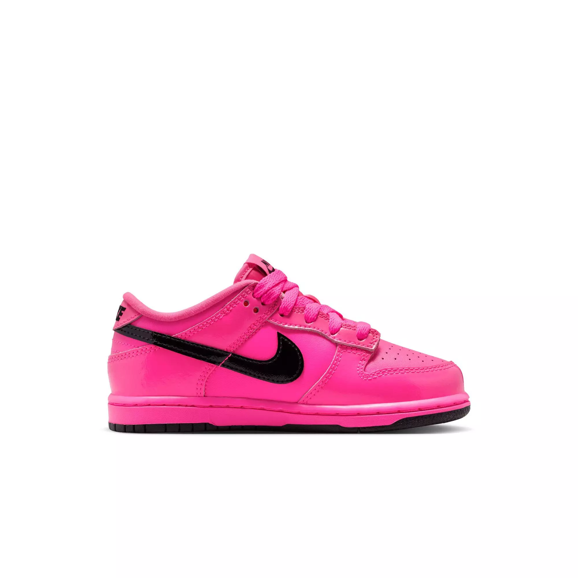 Nike Dunk Low SE "Pink Blast/Black" Preschool Girls' Shoe - PINK