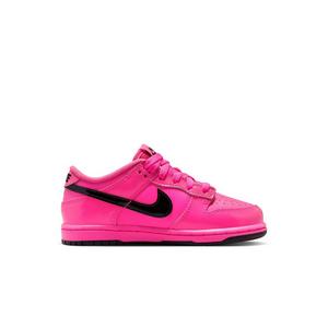 Nike Dunk Low SE "Pink Blast/Black" Preschool Girls' Shoe