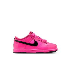 Nike Dunk Low SE "Pink Blast/Black" Preschool Girls' Shoe