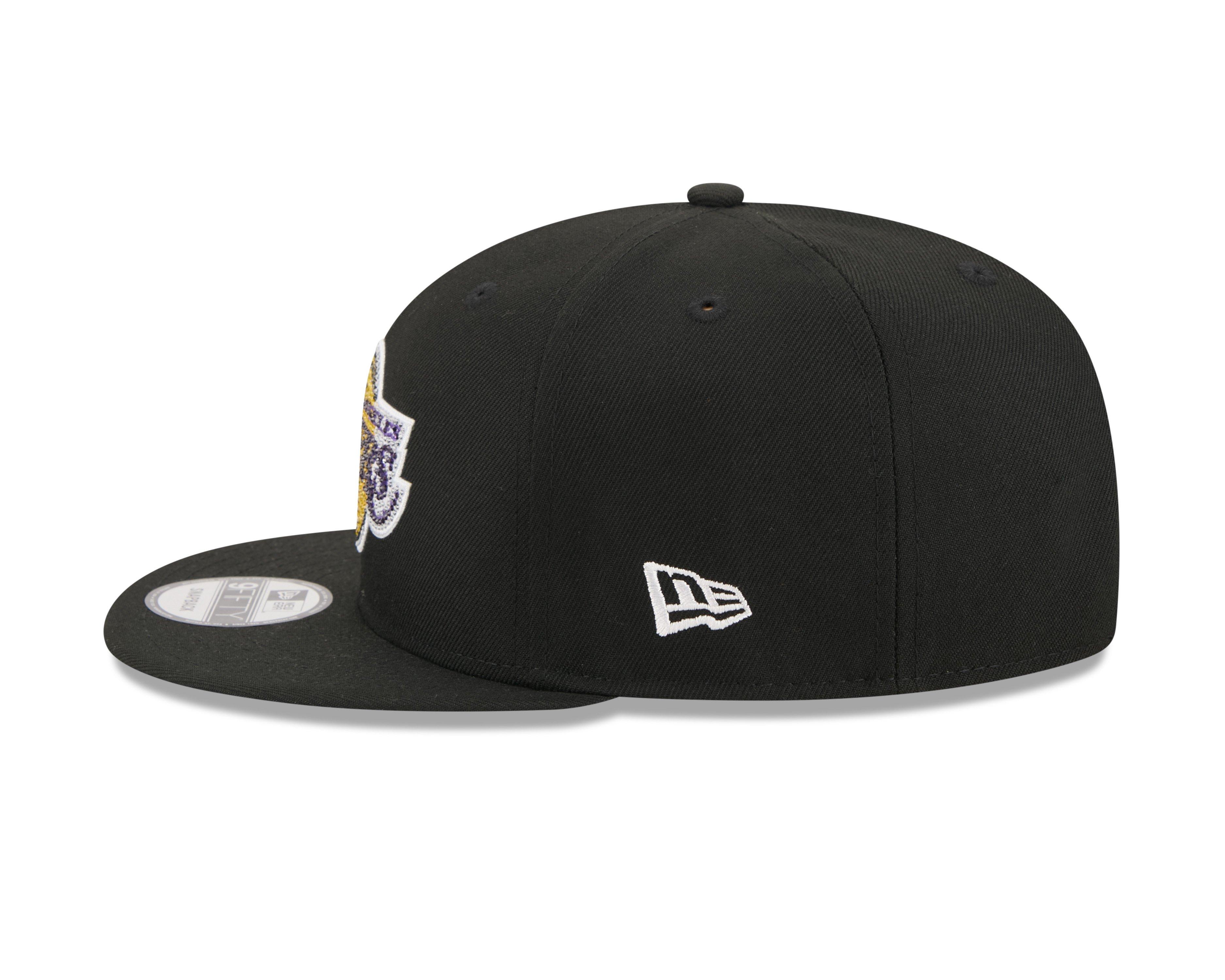 New Era Los Angeles Lakers 9FIFTY 2026 NBA Draft Snapback Hat - Black - BLACK Thumbnail View 5
