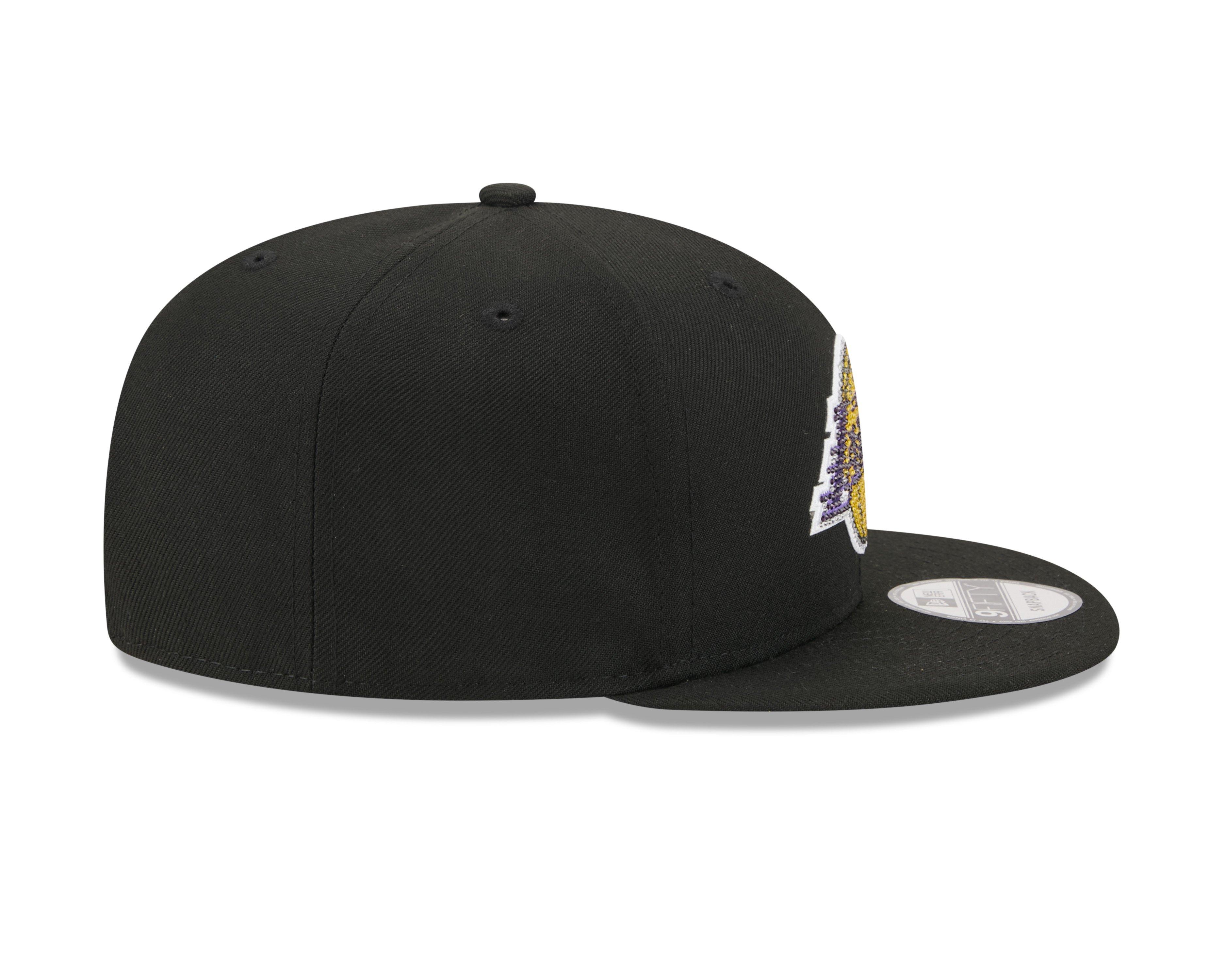 New Era Los Angeles Lakers 9FIFTY 2026 NBA Draft Snapback Hat - Black - BLACK Thumbnail View 6