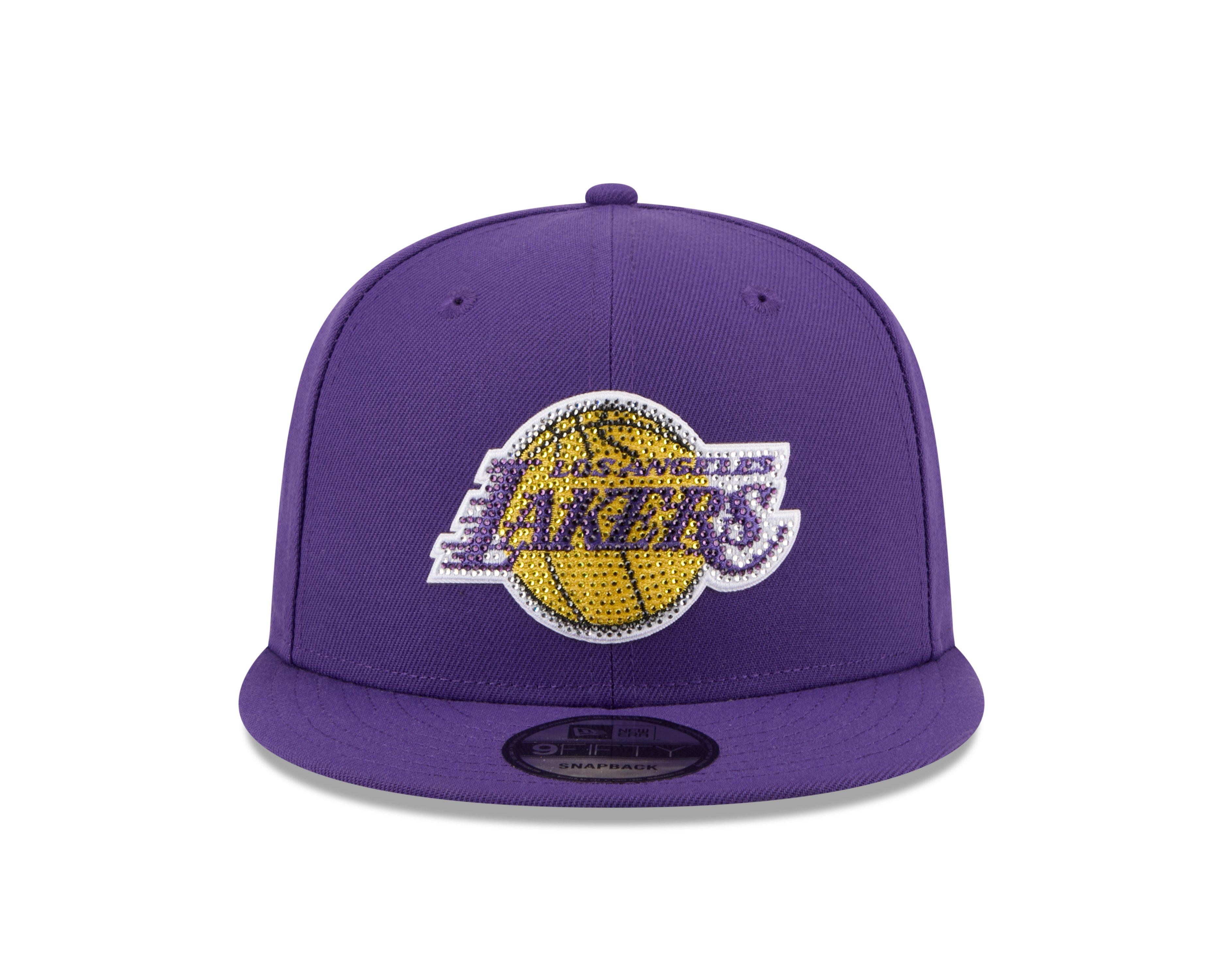 New Era Los Angeles Lakers 9FIFTY 2026 NBA Draft Snapback Hat - Purple - PURPLE Thumbnail View 3