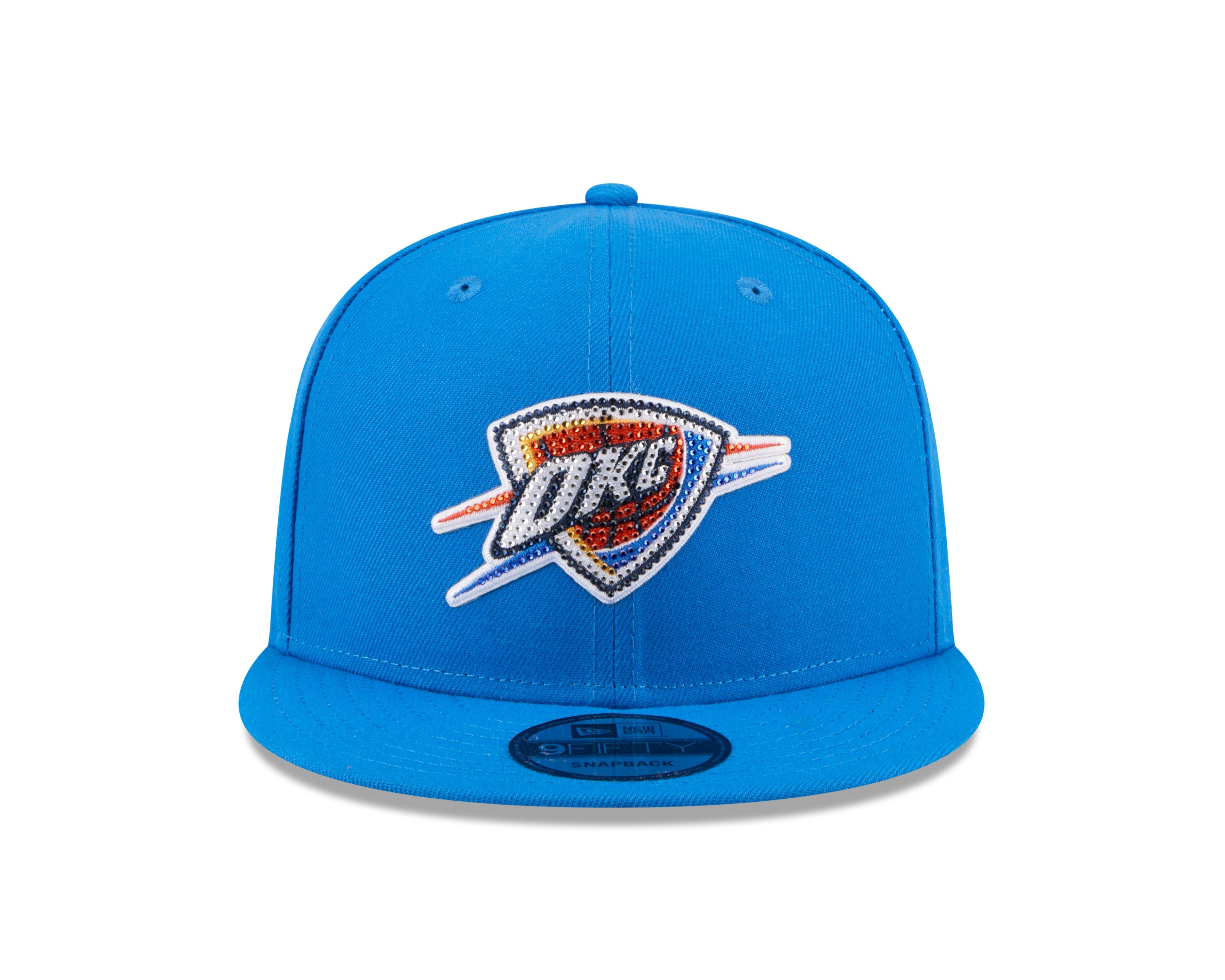 New Era Oklahoma City Thunder 9FIFTY 2026 NBA Draft Snapback Hat - Blue - BLUE Thumbnail View 3