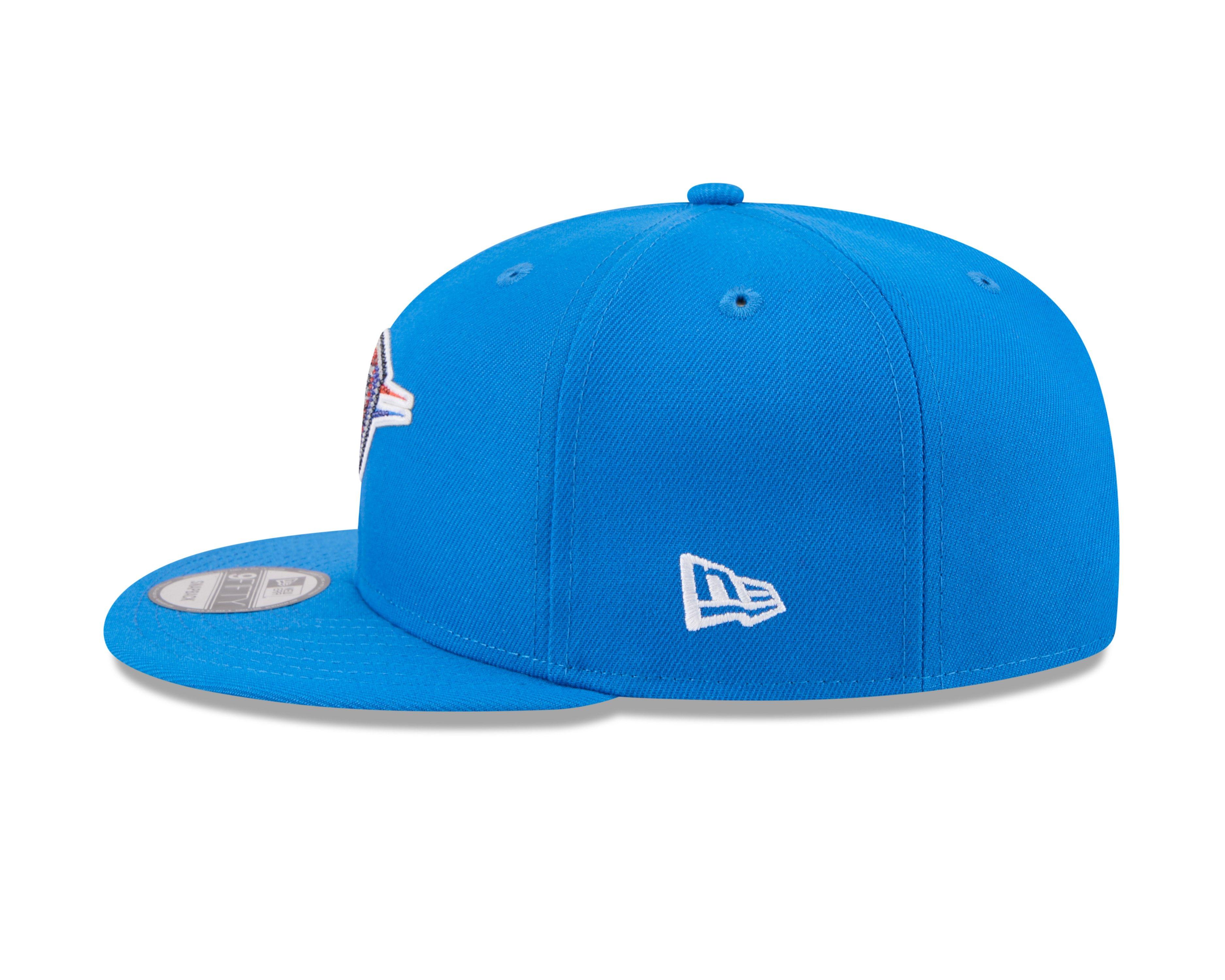 New Era Oklahoma City Thunder 9FIFTY 2026 NBA Draft Snapback Hat - Blue - BLUE Thumbnail View 5