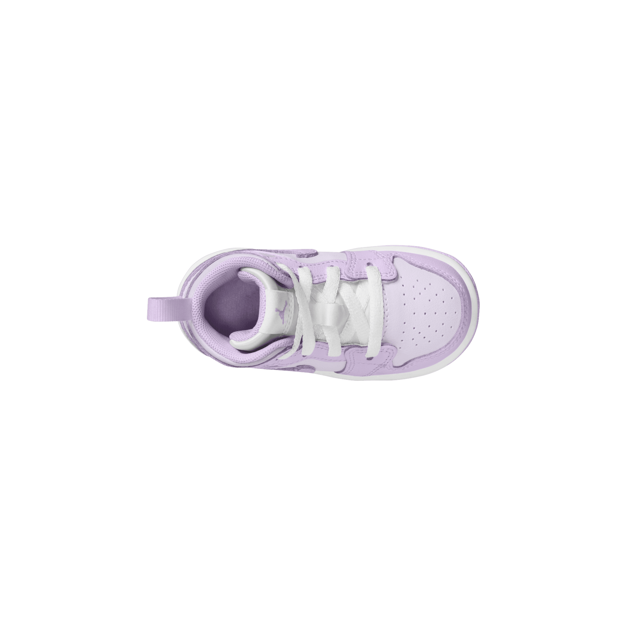 Jordan 1 Mid Toddler Girls' "Violet Mist/White/Barely Grape" Shoe