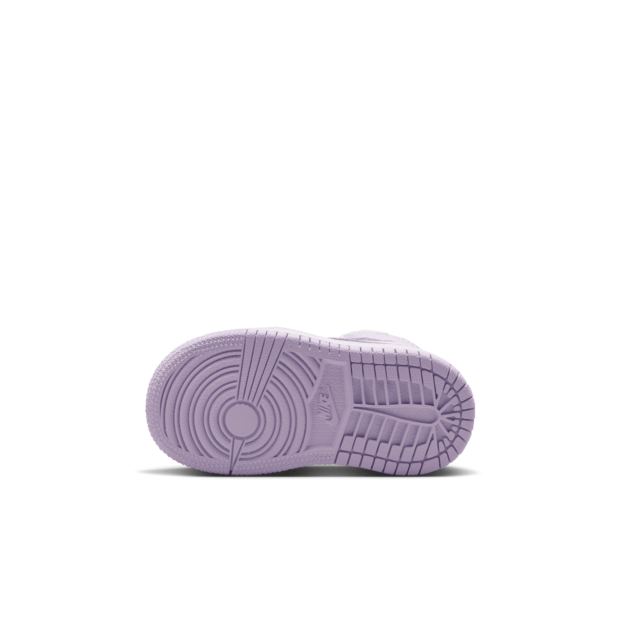 Jordan 1 Mid Toddler Girls' "Violet Mist/White/Barely Grape" Shoe