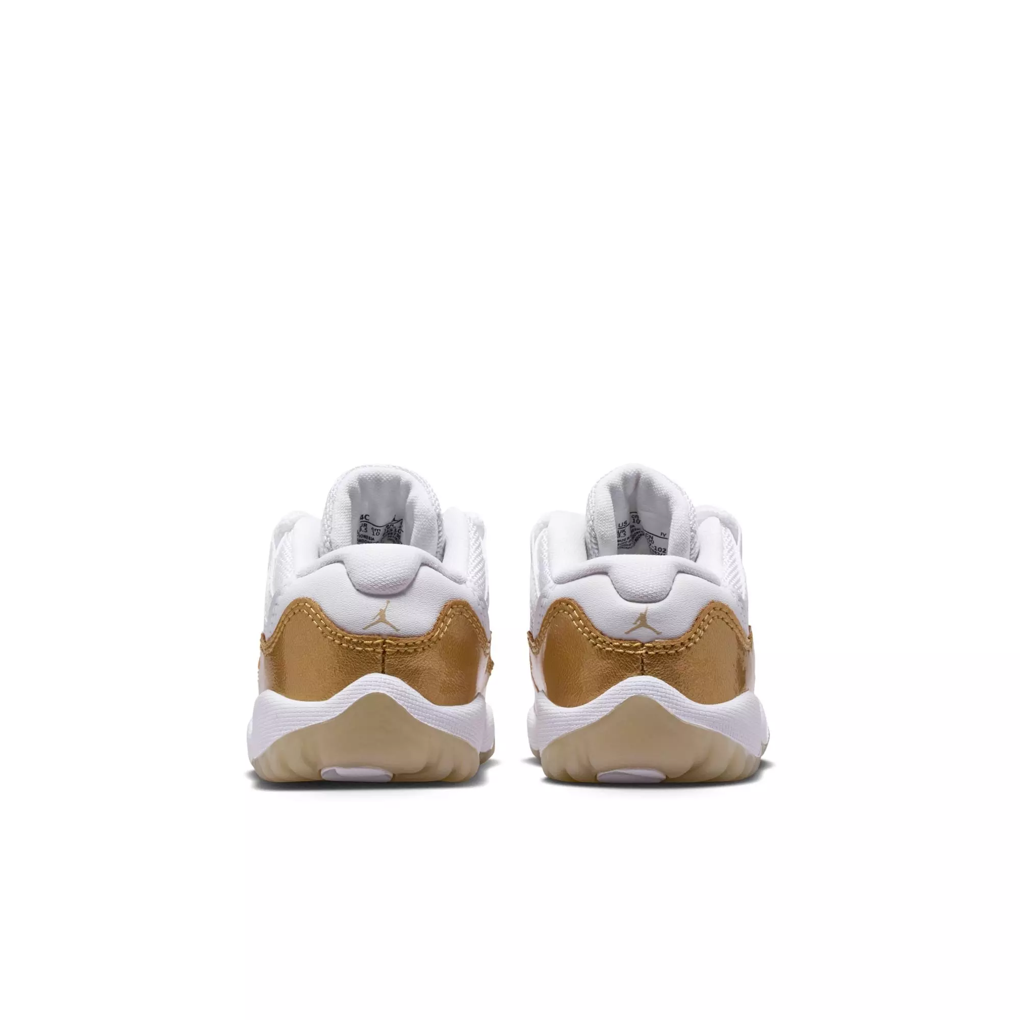 Jordan 11 Retro Low &ldquo;Mother's Day&rdquo; Toddler Girls' Shoe - WHITE/METALLIC GOLD