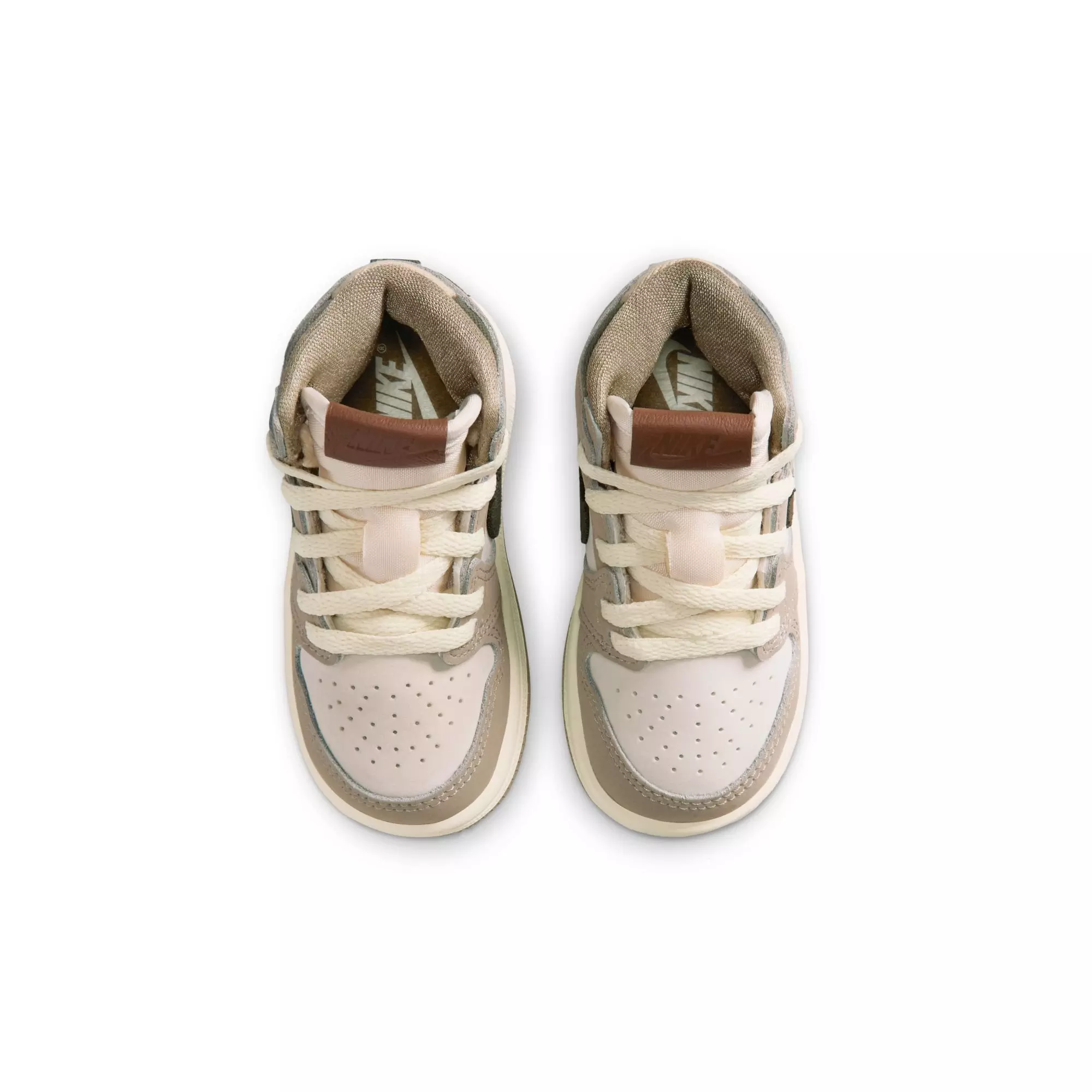 Jordan 1 Retro High OG "Khaki" Toddler Girls' Shoe - SAIL/CARGO KHAKI