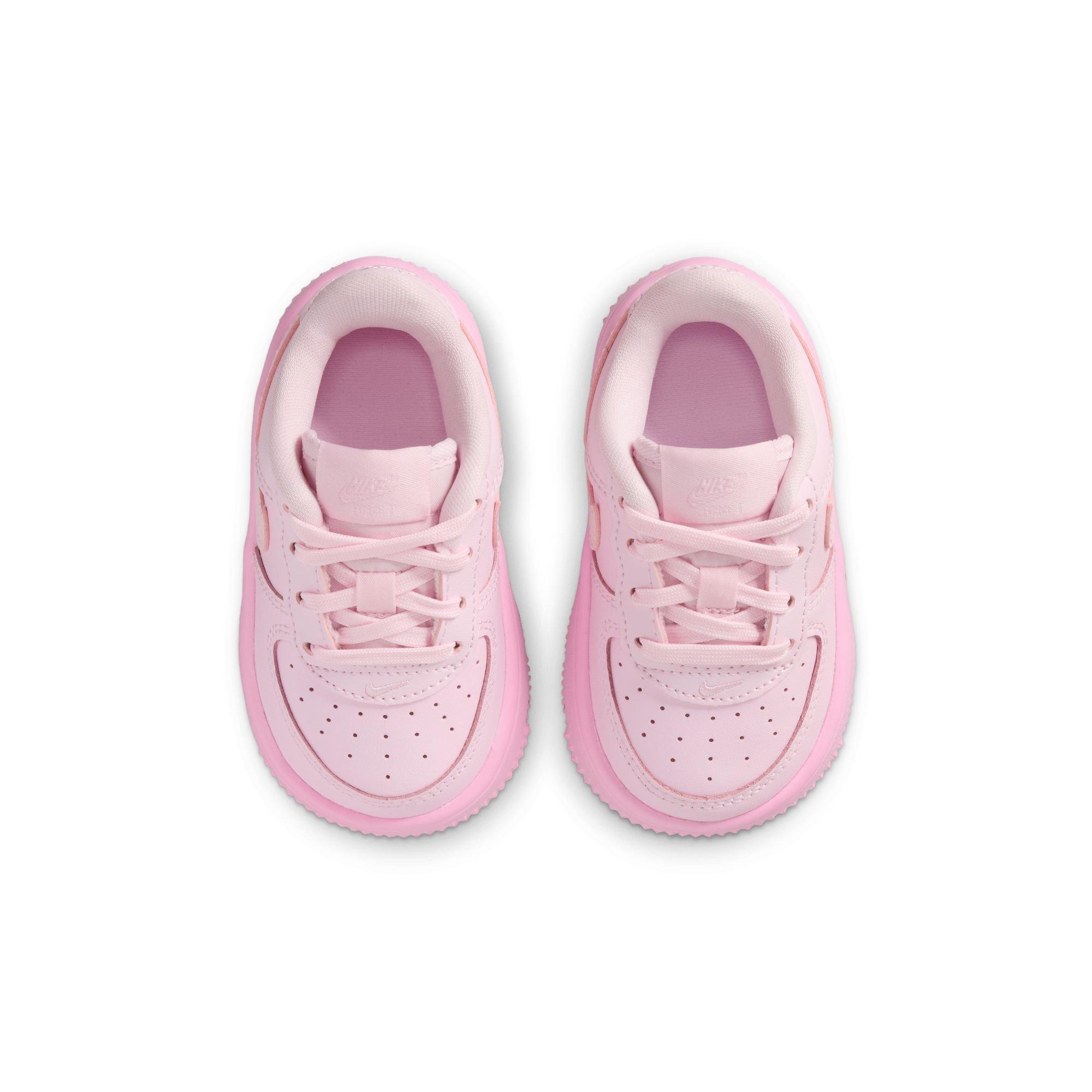 Nike Air Force 1 Low "Pink Foam" Toddler Girls' Shoe - PINK Thumbnail View 6