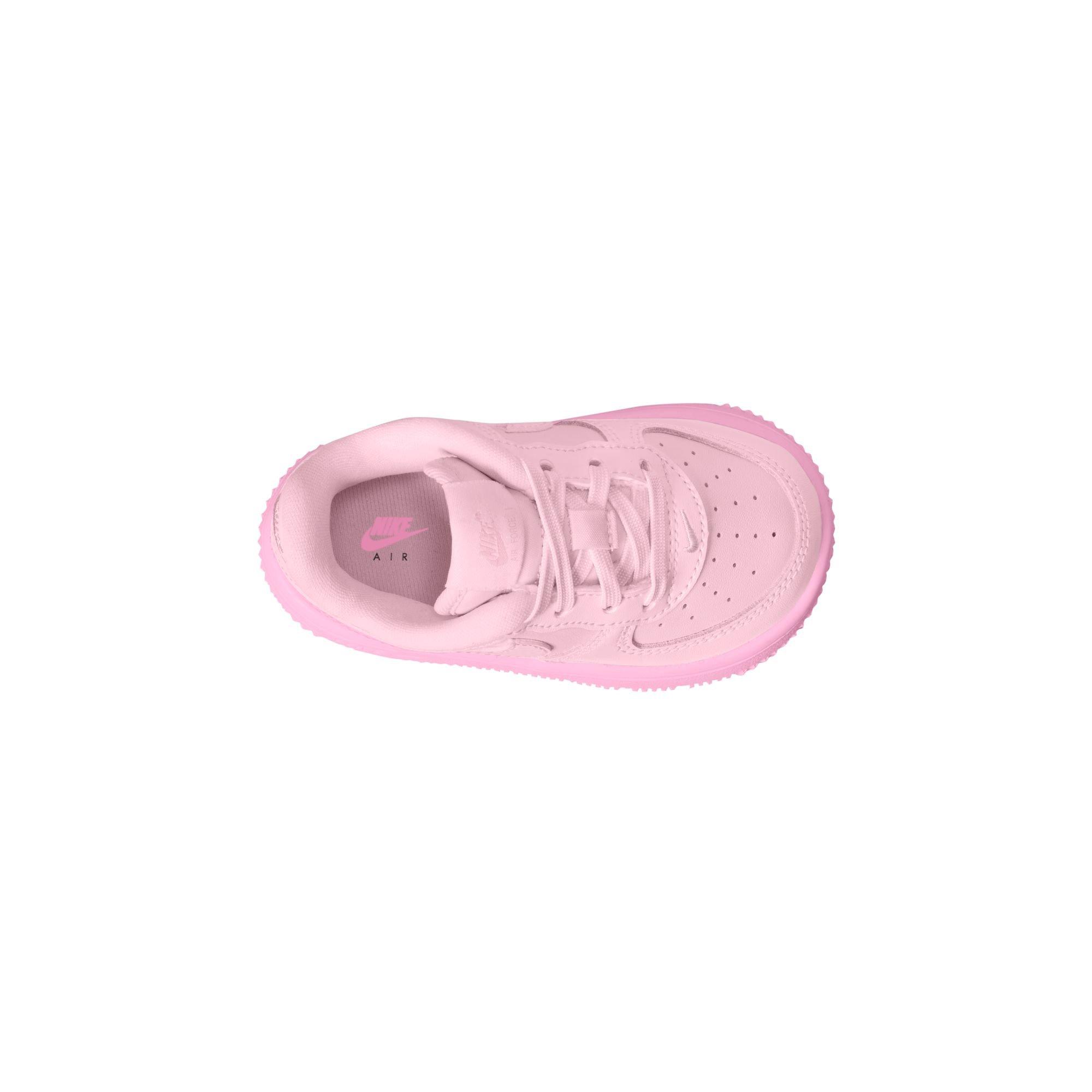 Nike Air Force 1 Low "Pink Foam" Toddler Girls' Shoe - PINK Thumbnail View 8