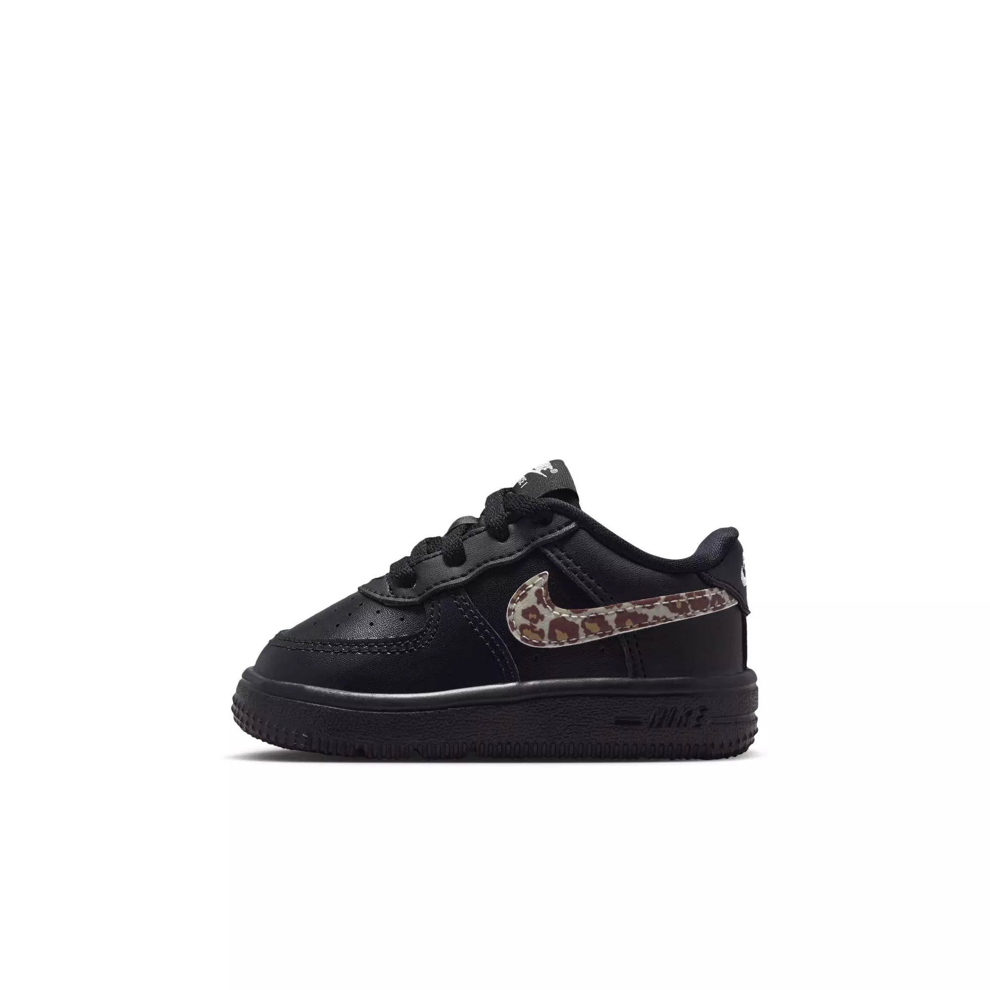 Nike Air Force 1 Low Cheetah "Black/White" Toddler Girls' Shoe - BLACK