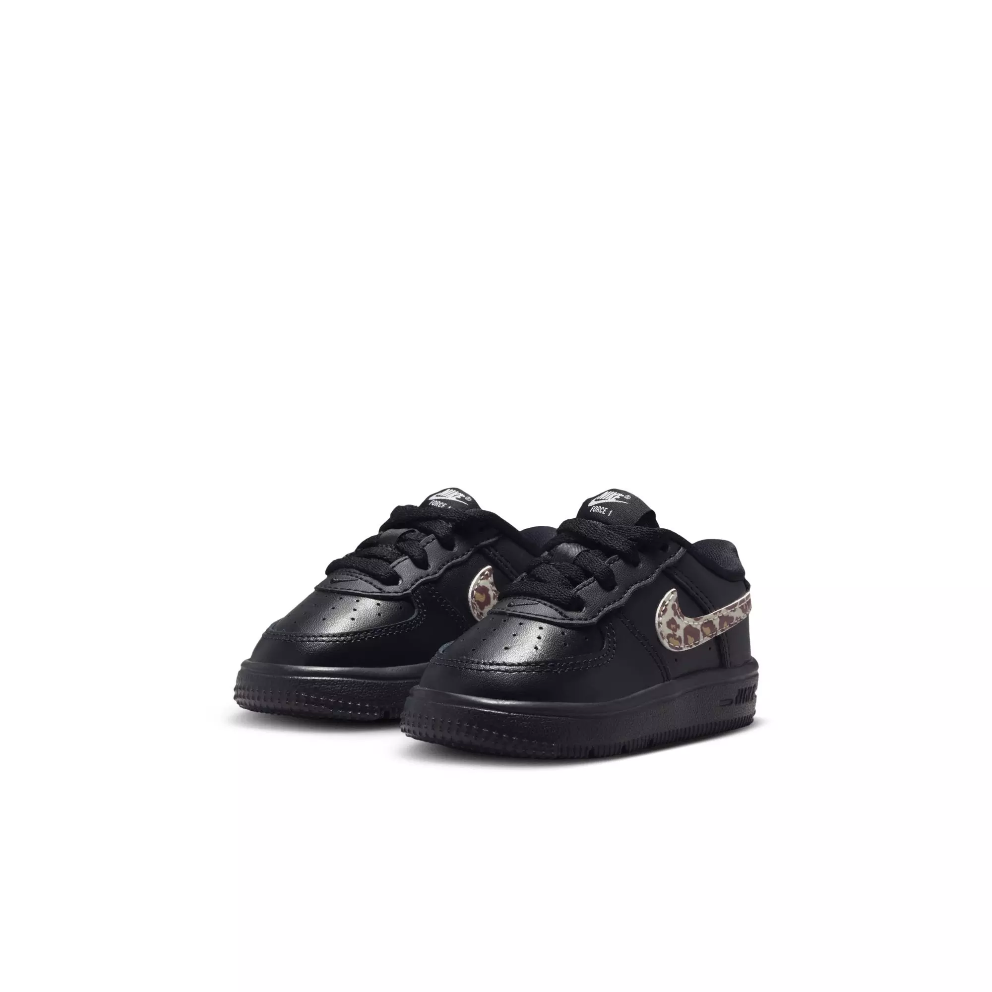 Nike Air Force 1 Low Cheetah "Black/White" Toddler Girls' Shoe - BLACK