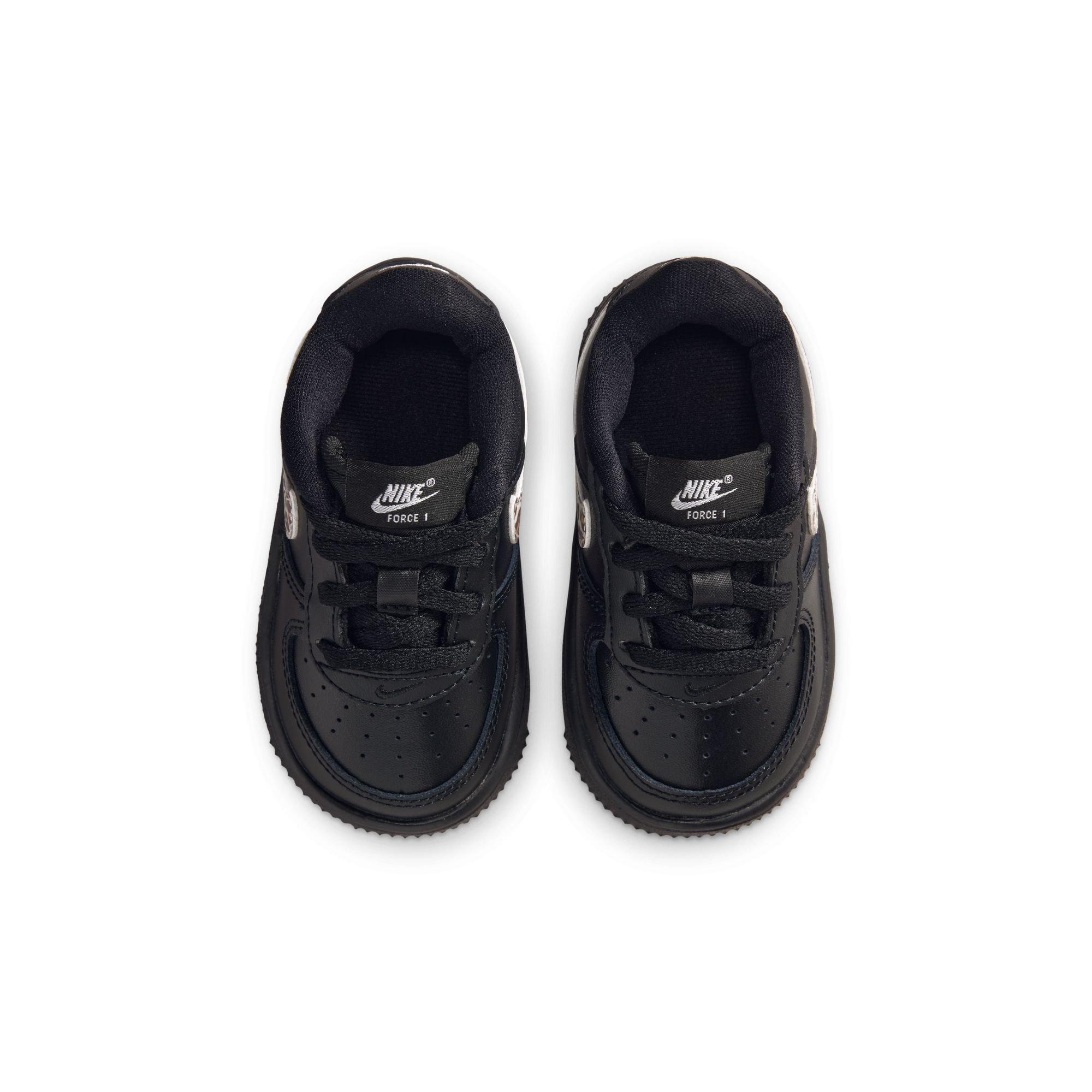 Nike Air Force 1 Low Cheetah "Black/White" Toddler Girls' Shoe - BLACK Thumbnail View 6