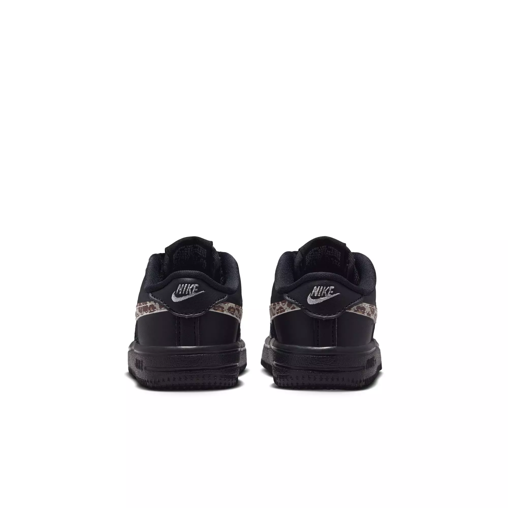 Nike Air Force 1 Low Cheetah "Black/White" Toddler Girls' Shoe - BLACK