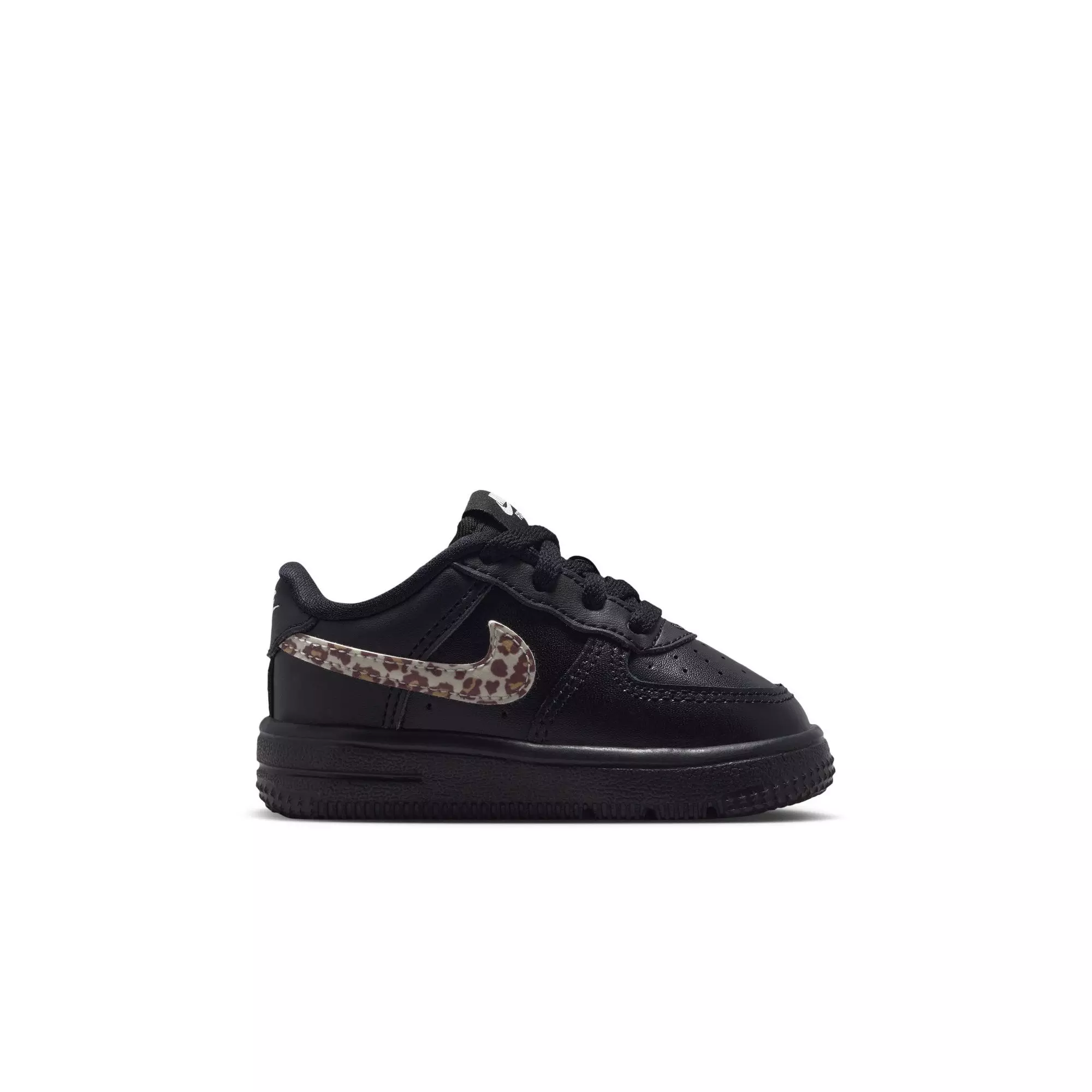 Nike Air Force 1 Low Cheetah "Black/White" Toddler Girls' Shoe - BLACK