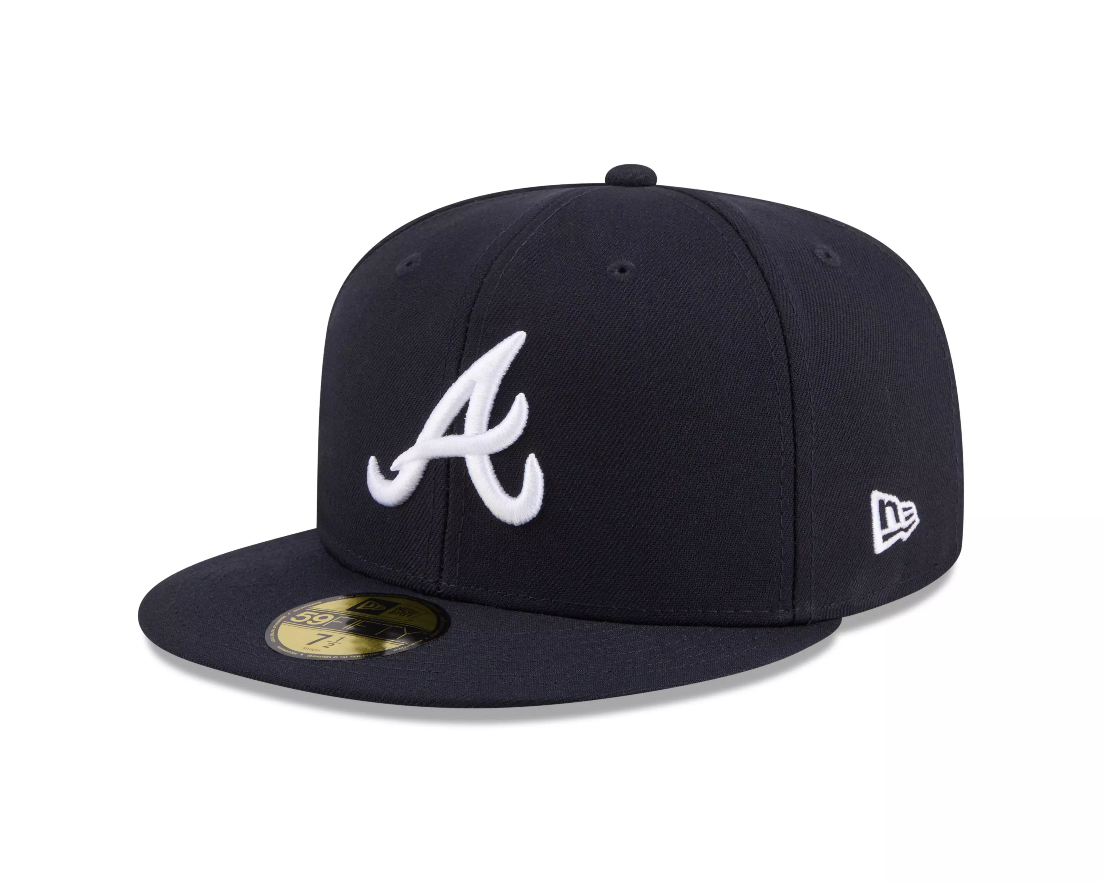 New Era Atlanta Braves 59FIFTY Jackie Robinson Fitted Hat-Navy - NAVY