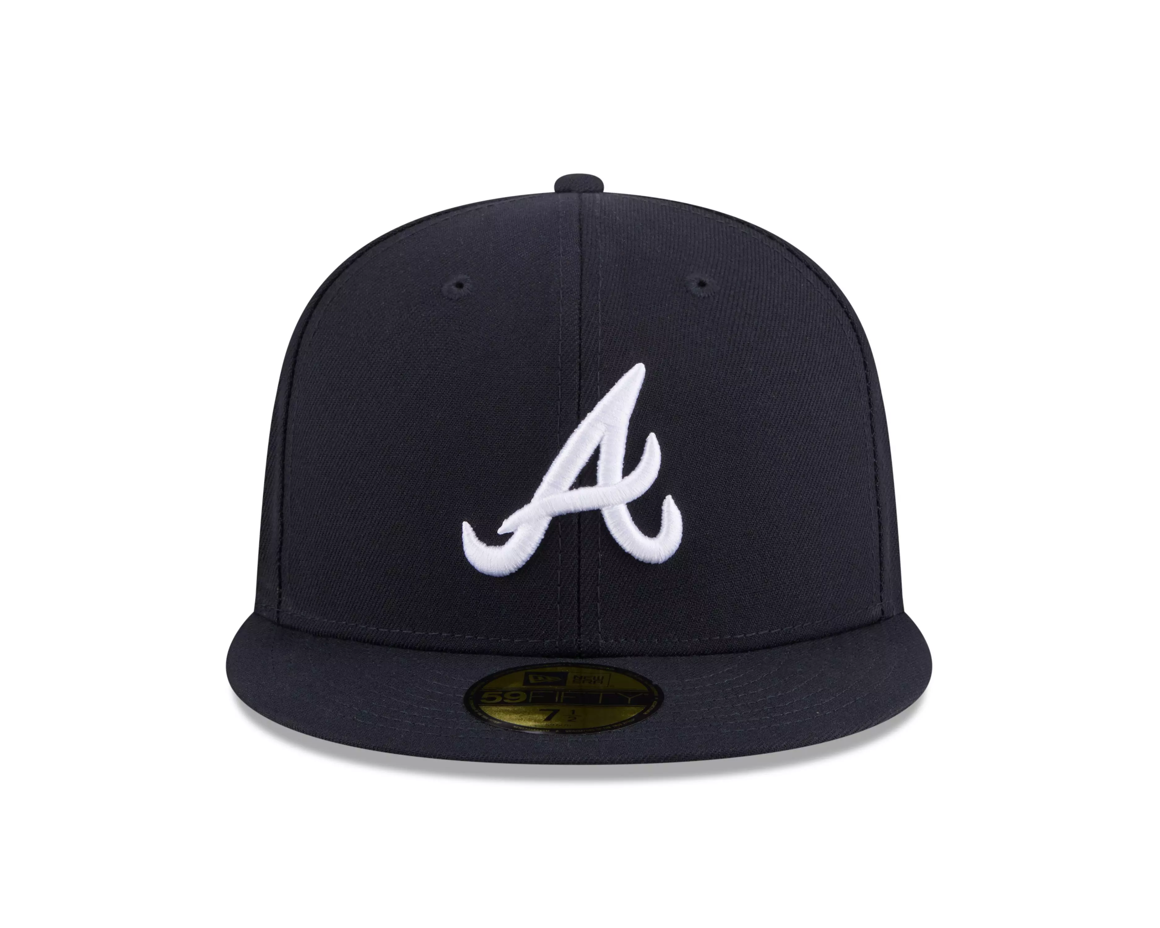 New Era Atlanta Braves 59FIFTY Jackie Robinson Fitted Hat-Navy - NAVY