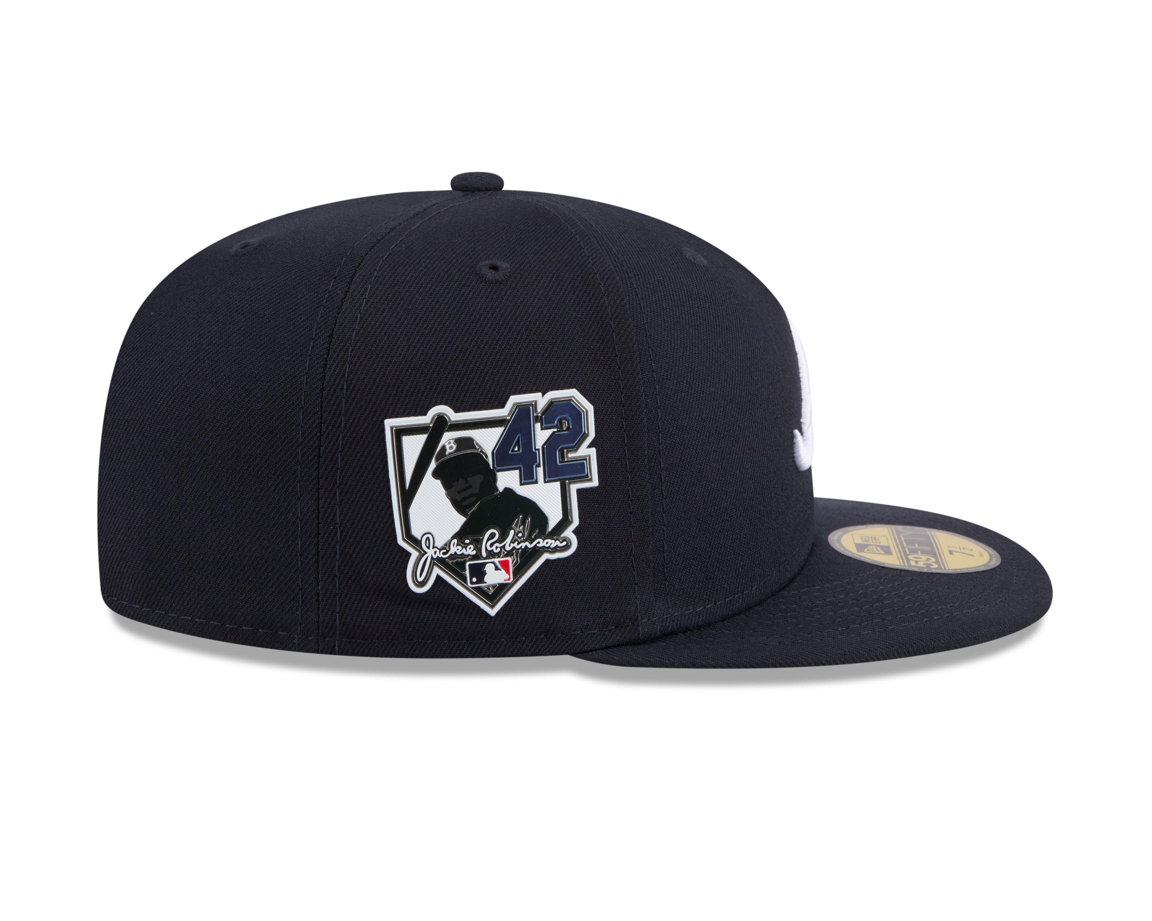 New Era Atlanta Braves 59FIFTY Jackie Robinson Navy Fitted Hat