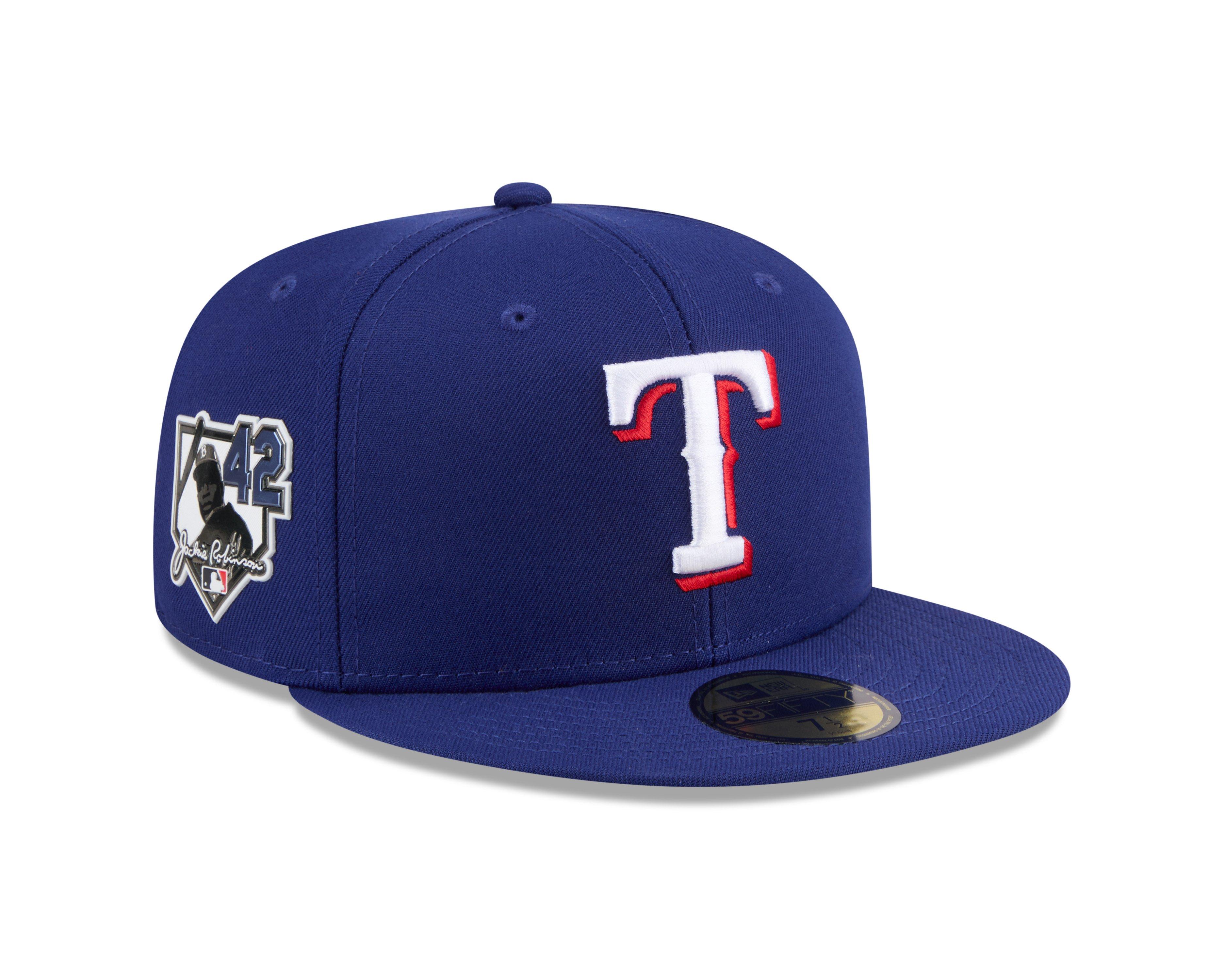 New Era Texas Rangers 59FIFTY Jackie Robinson Royal Fitted Hat