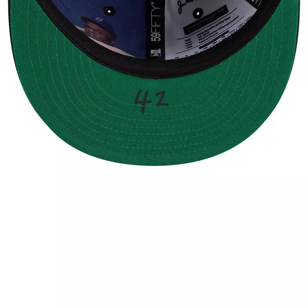 New Era Houston Astros 59FIFTY Jackie Robinson Fitted Hat-Navy - NAVY