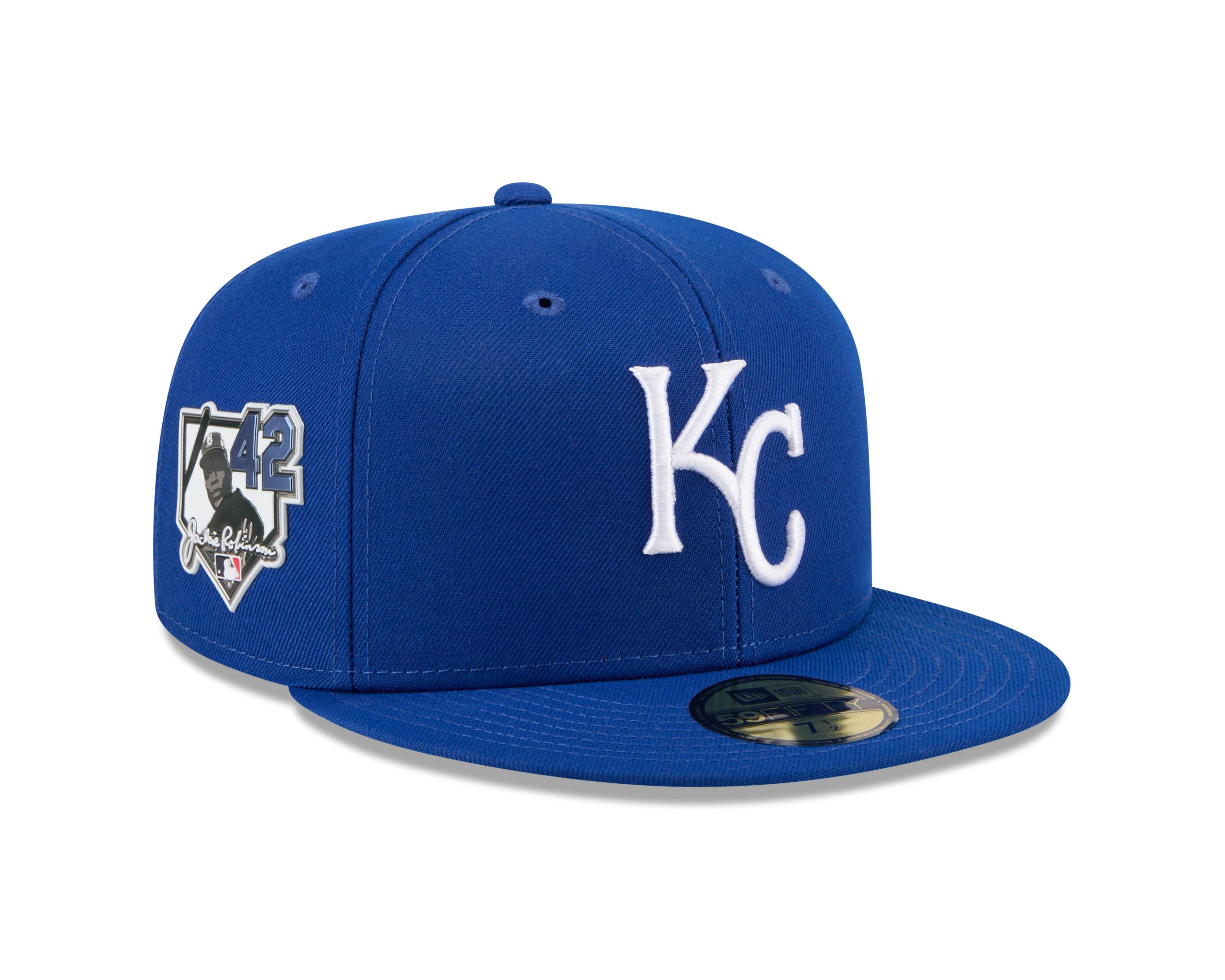 New Era Kansas City Royals 59FIFTY Jackie Robinson Fitted Hat-Royal - ROYAL Thumbnail View 2