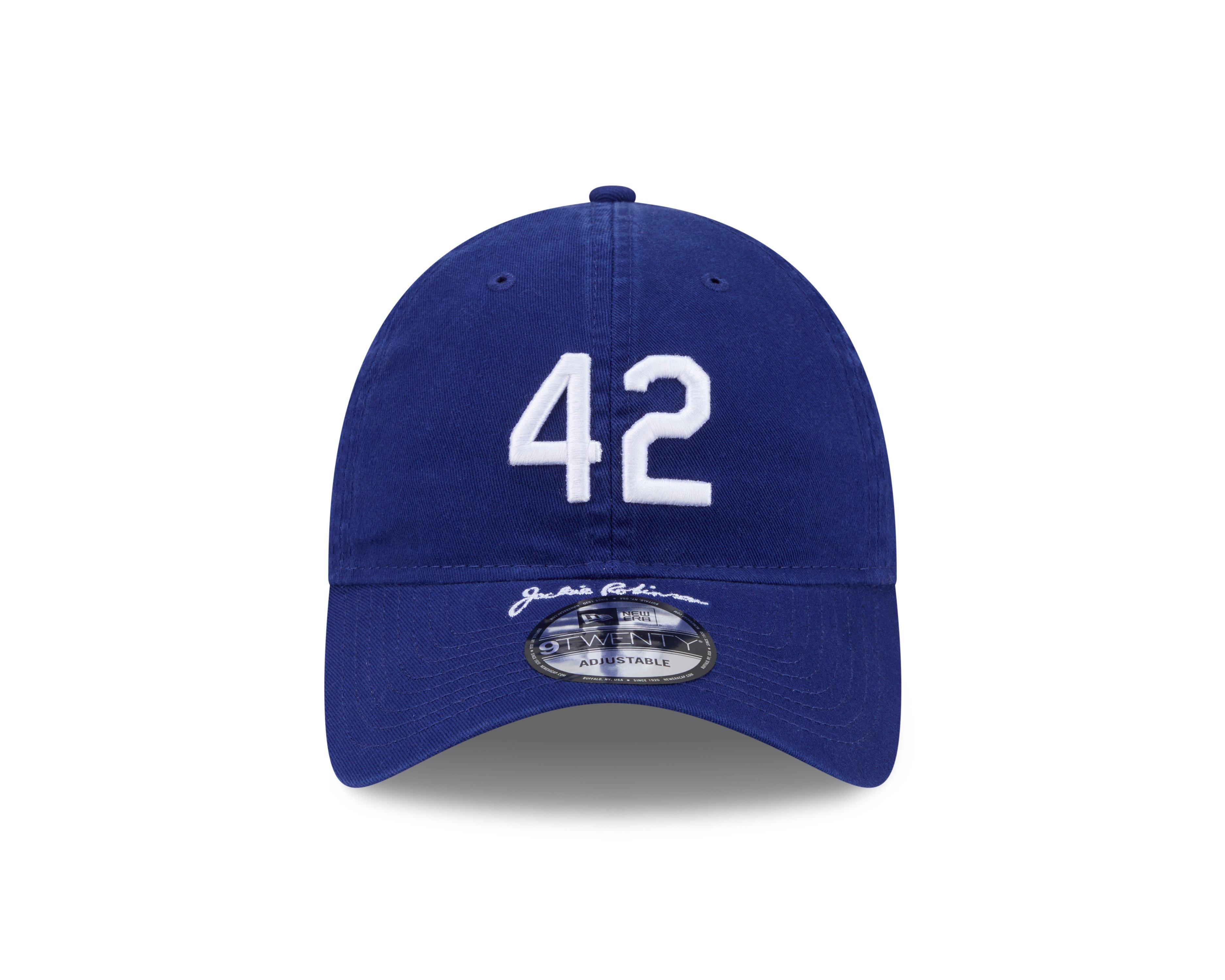 New Era Brooklyn Dodgers 9TWENTY Jackie Robinson 42 Royal Adjustable Hat