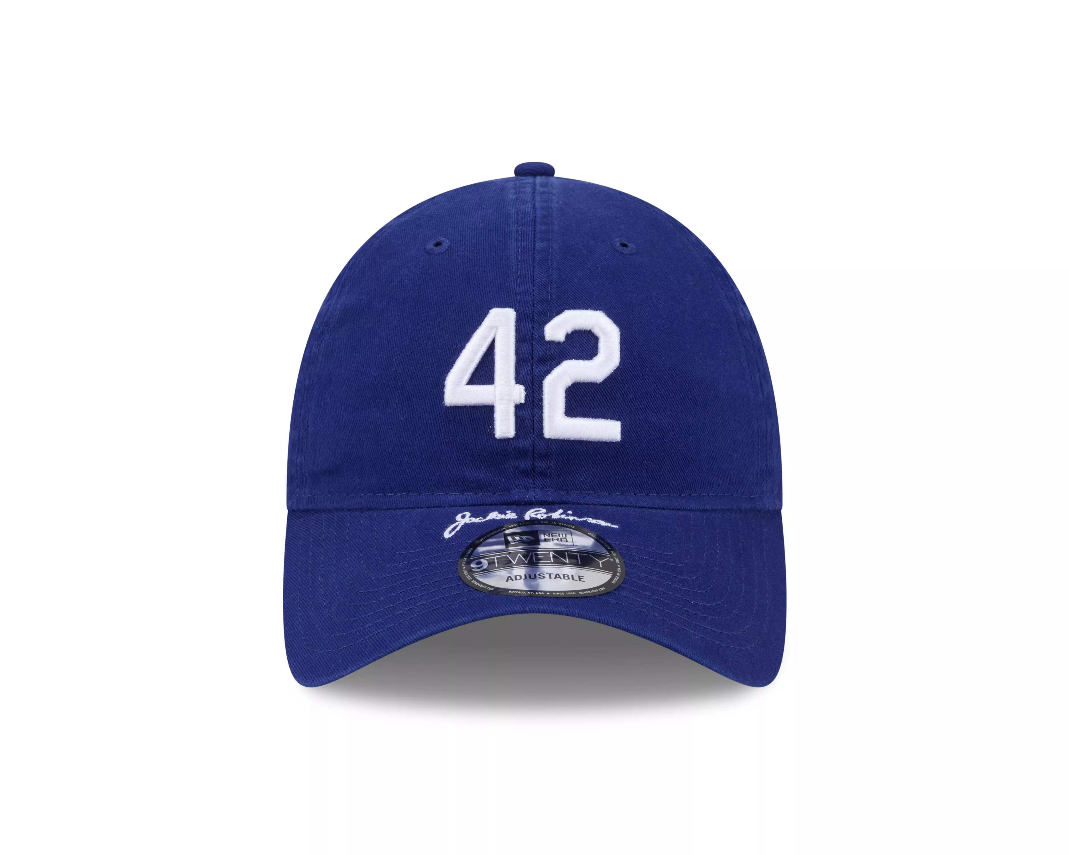 New Era Brooklyn Dodgers 9TWENTY Jackie Robinson 42 Adjustable Hat-Royal - ROYAL