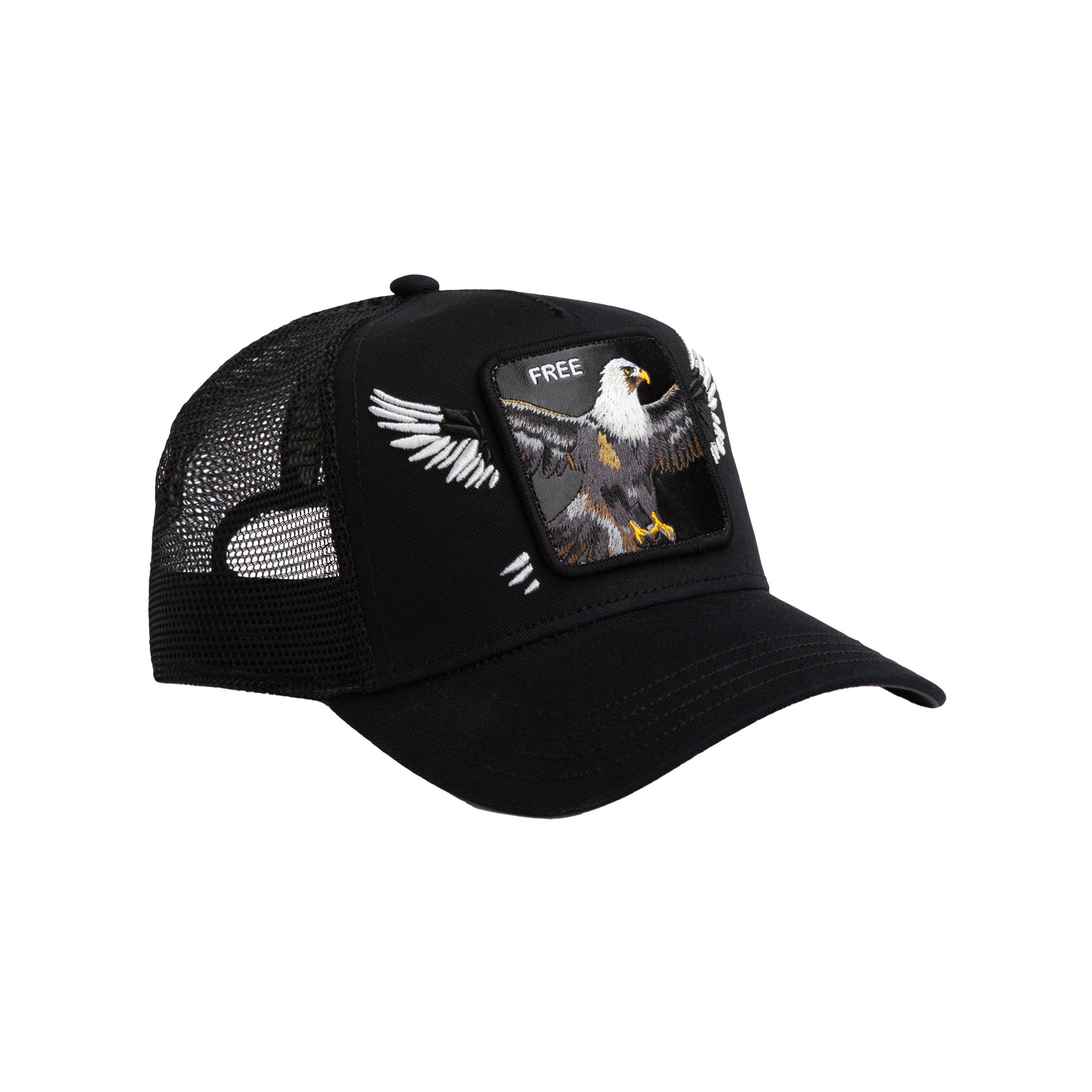 Goorin' Bros Wings Free Eagle Snapback Hat-Black - BLACK Thumbnail View 2