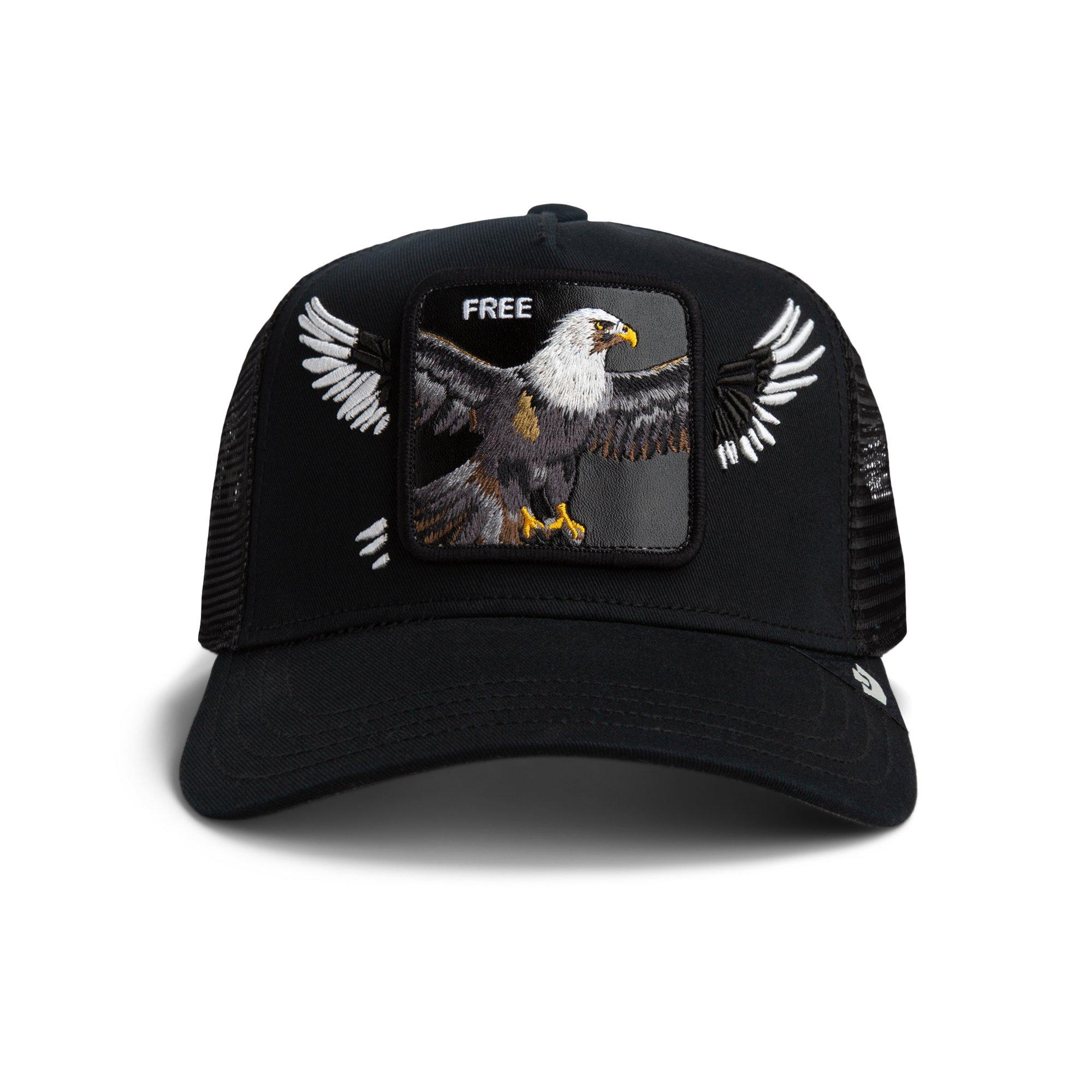 Goorin' Bros Wings Free Eagle Snapback Hat-Black - BLACK Thumbnail View 3