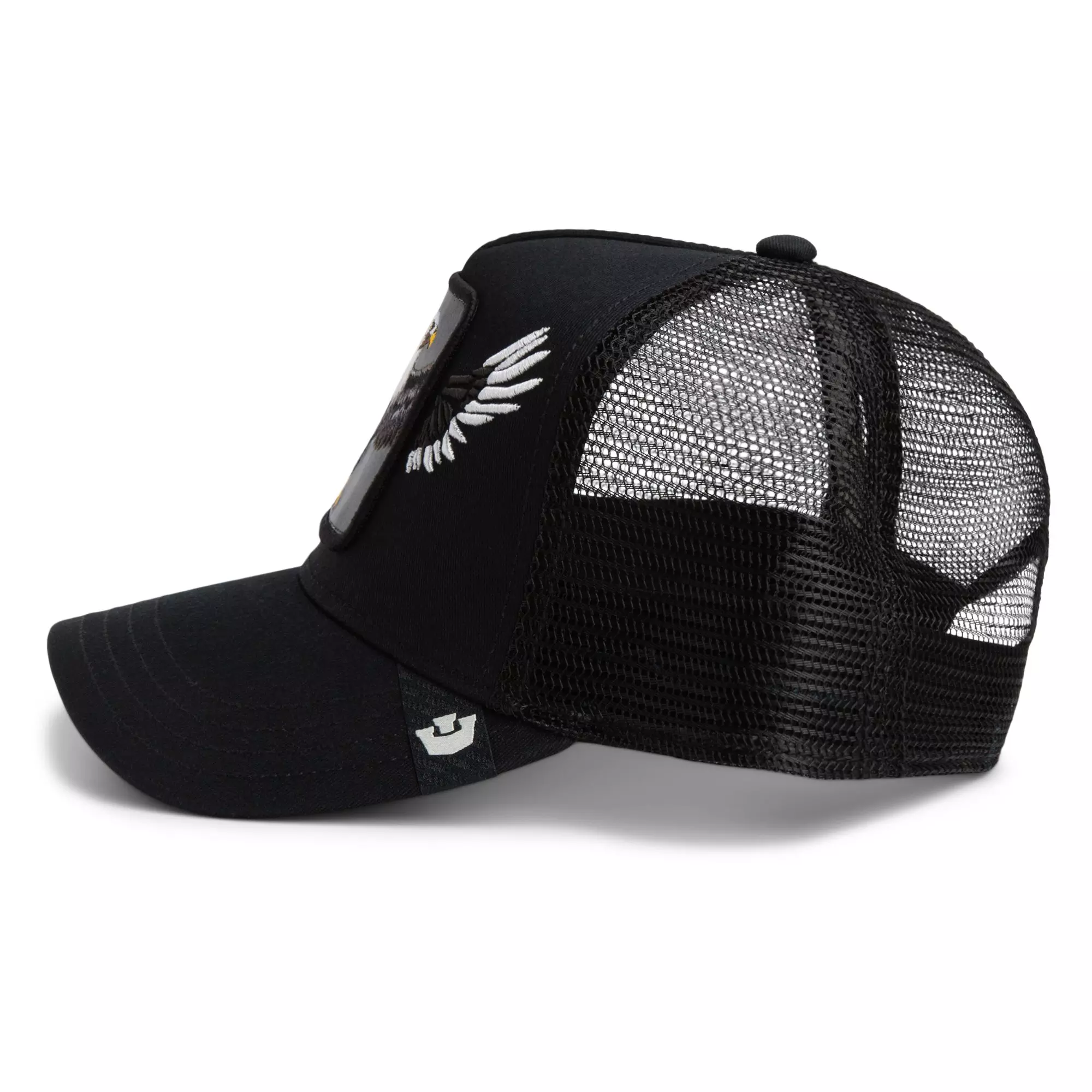 Goorin' Bros Wings Free Eagle Snapback Hat-Black - BLACK