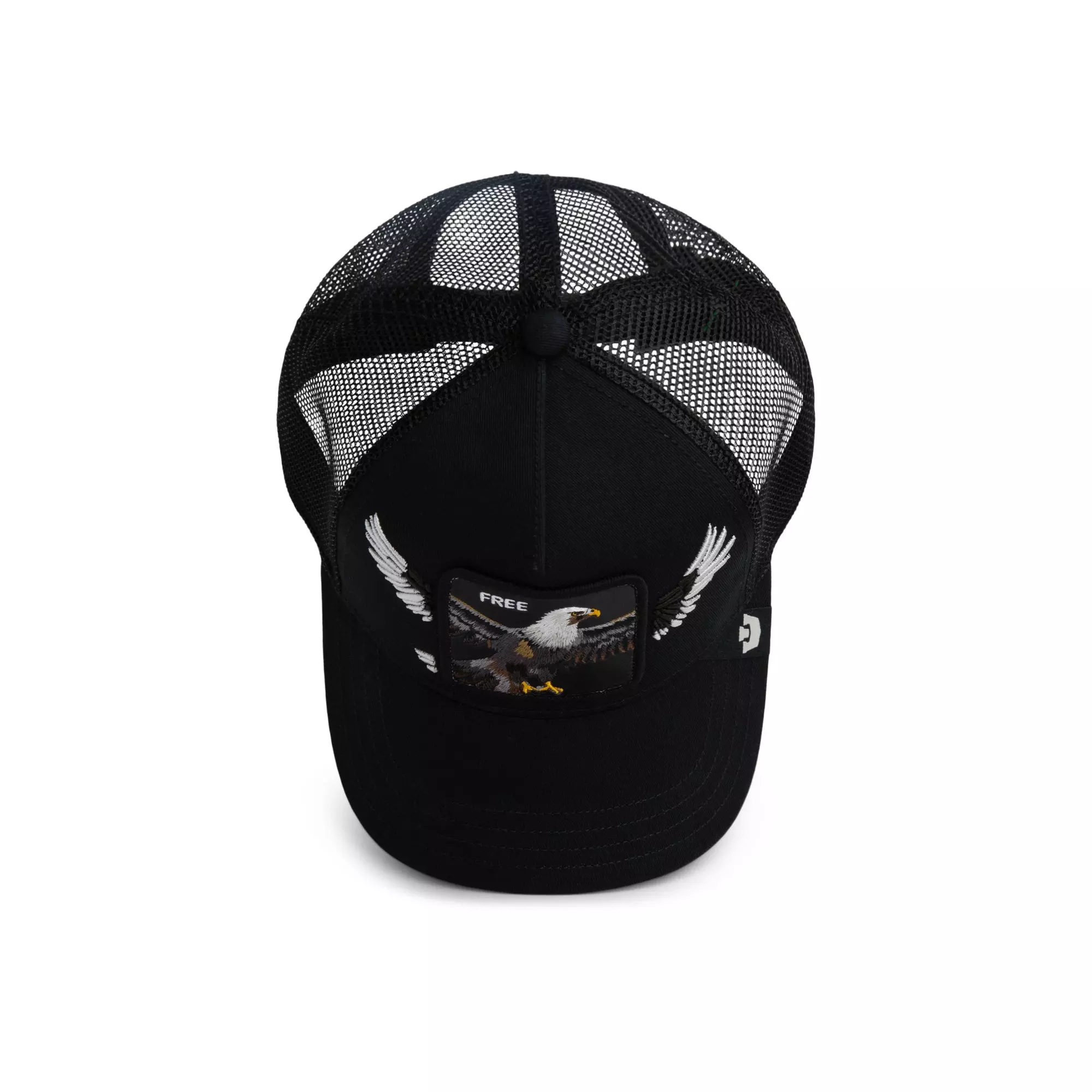Goorin' Bros Wings Free Eagle Snapback Hat-Black - BLACK