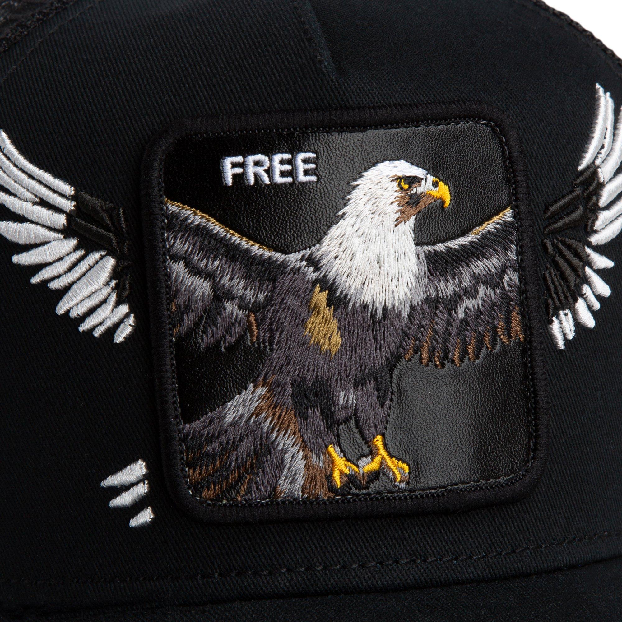 Goorin' Bros Wings Free Eagle Snapback Hat-Black - BLACK Thumbnail View 8